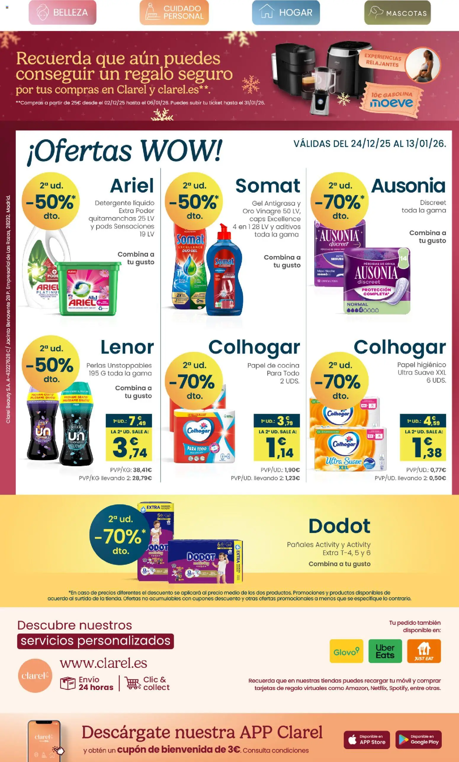 Clarel - folleto │ válido desde el 24.12.2025 | Página: 21 | Productos: Quitamanchas, Detergente, Detergente líquido, Cocina