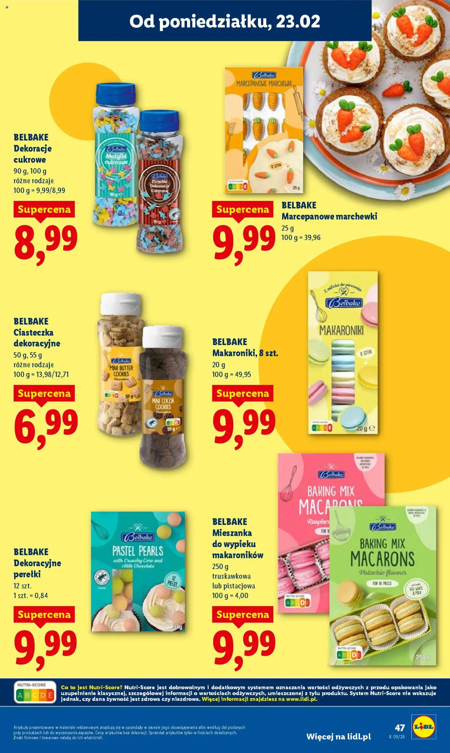 Lidl Gazetka od 23.02.2026 | Strona: 47 | Produkty: Ciasteczka