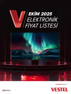 04.10.2025 tarihinden itibaren geçerli olan Vestel kataloğu önizlemesi
