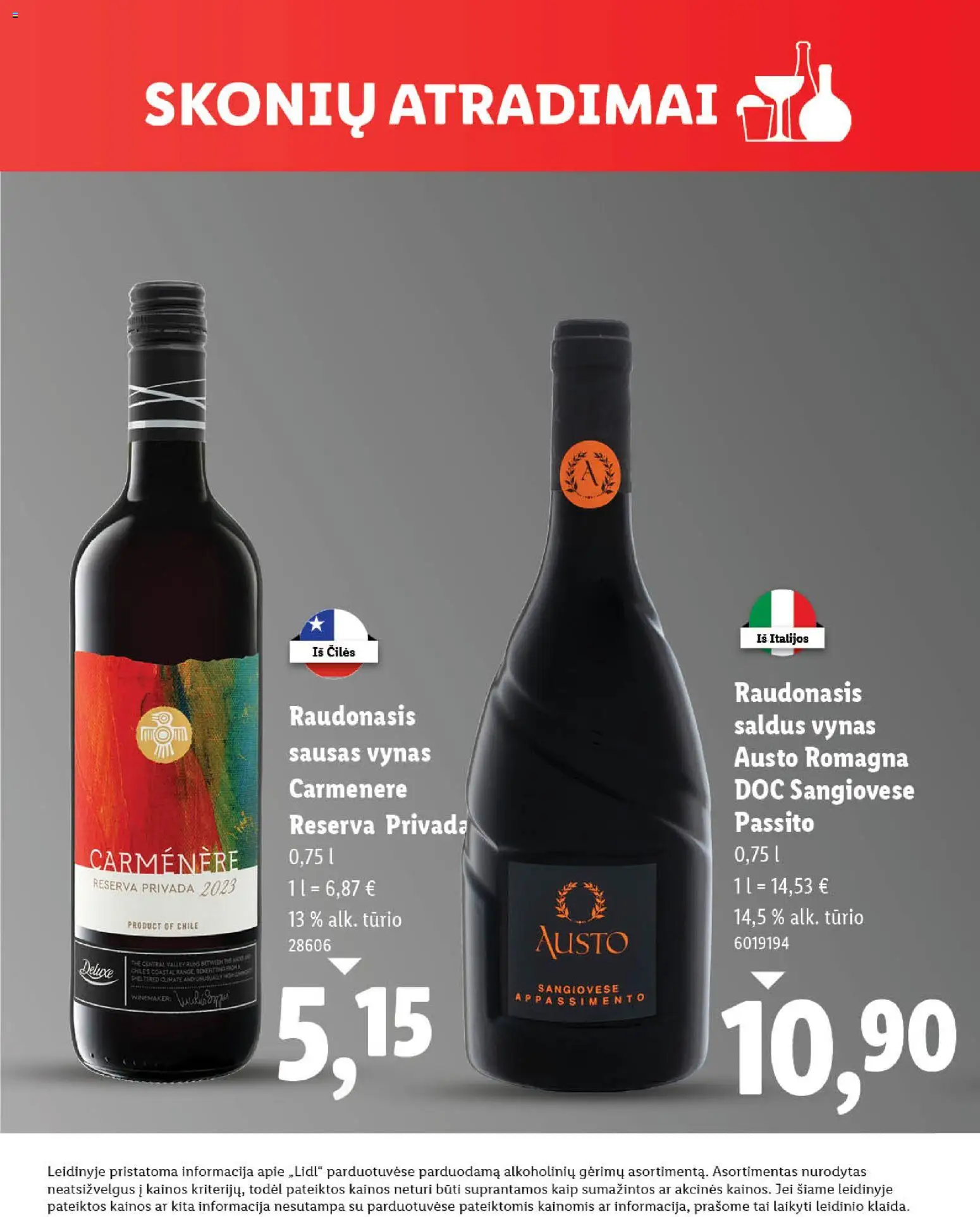 LIDL akcijos nuo 19.11.2025 | Puslapis: 24 | Prekių: Vynas