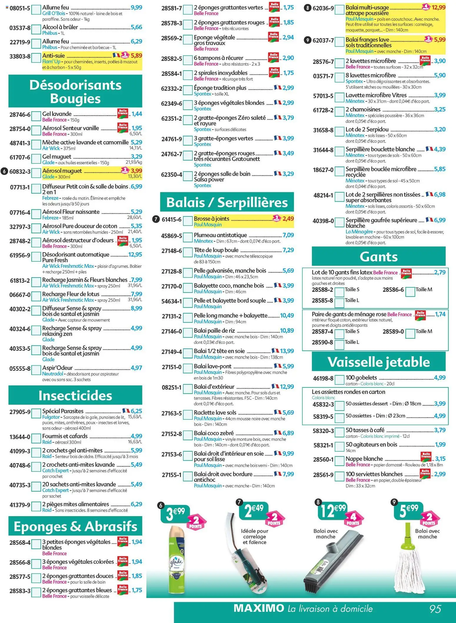 {H1} | Page: 95 | Produits: Barbecue, Mousse, Raclette, Tasses