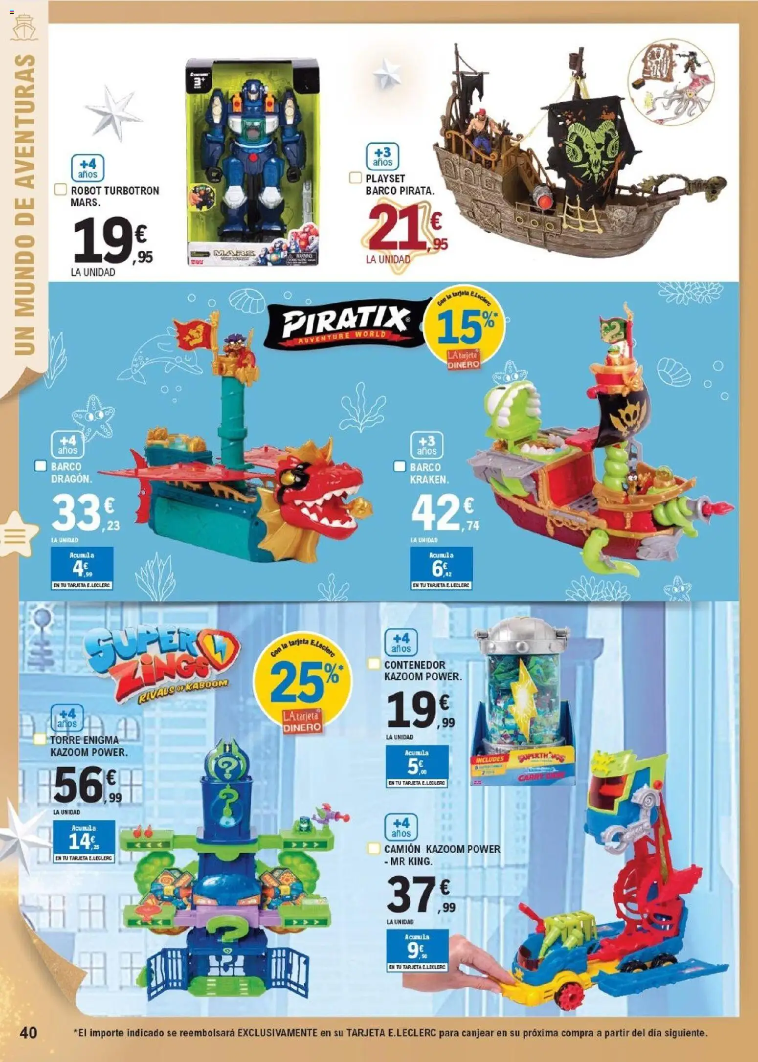 E.Leclerc - Juguetes  │ válido desde el 03.11.2025 | Página: 40 | Productos: Robot