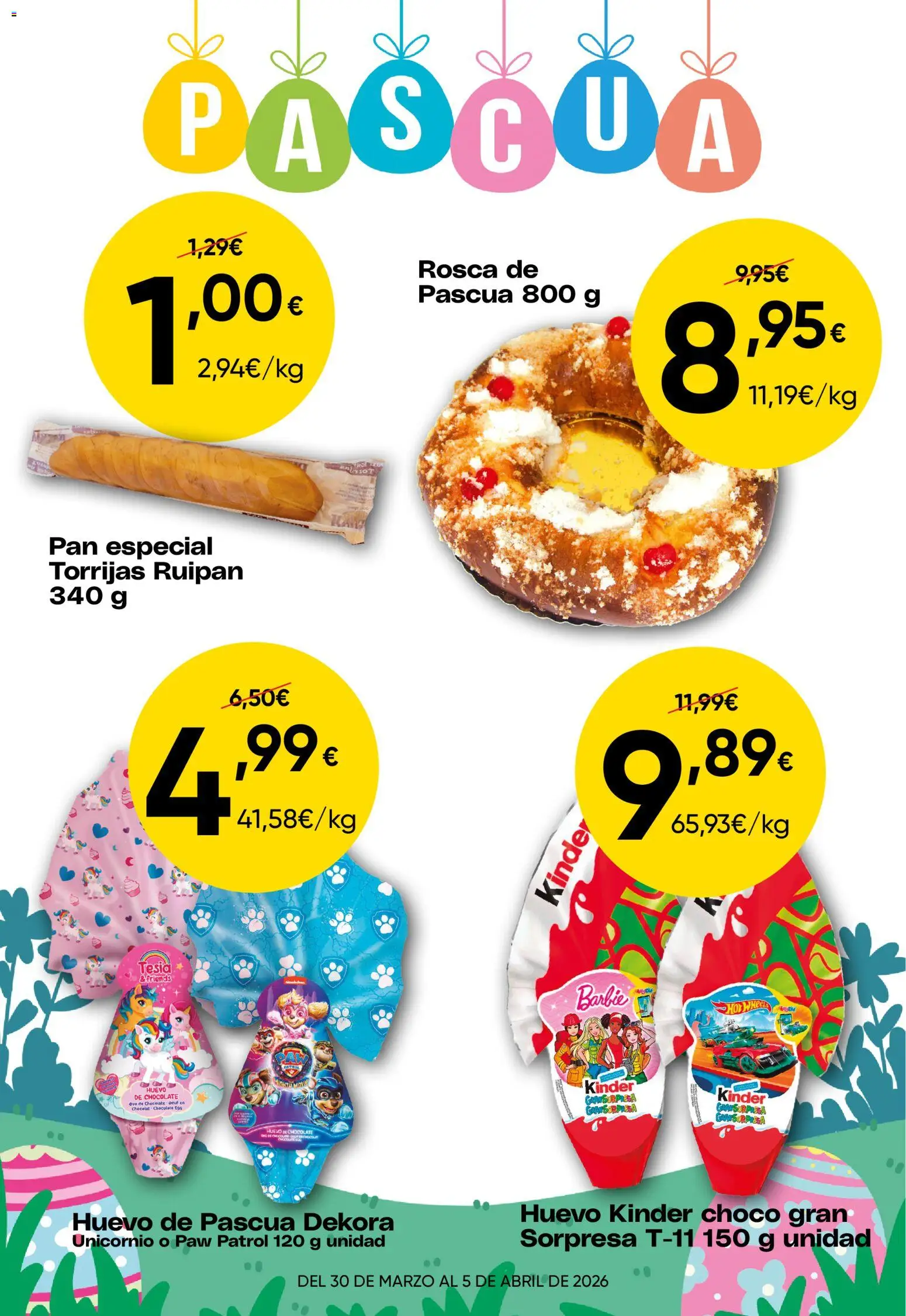 Froiz Oferta semanal │ válido desde el 30.03.2026 | Página: 4 | Productos: Pan, Chocolate, Πάνες