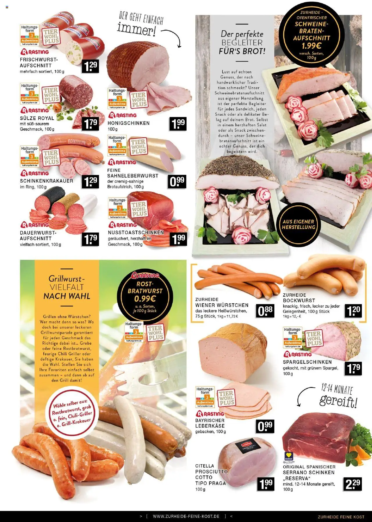 Edeka Zurheide Prospekt 	 - gültig ab dem 11.08.2025 | Seite: 3 | Produkte: Chili, Serrano schinken, Salat, Leberkase