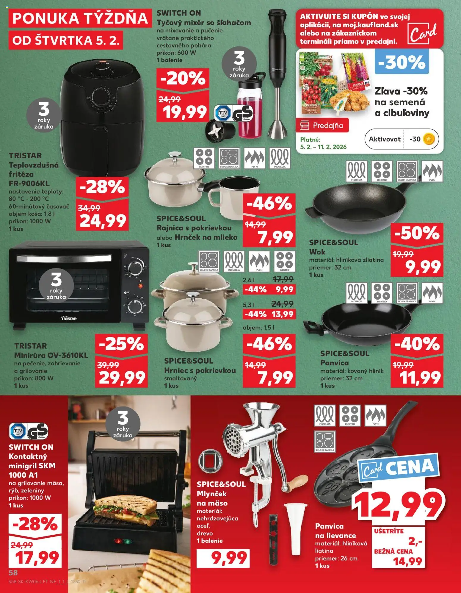 Kaufland SK akciós ujság - amely érvényes a következő dátumtól: 05.02.2026 | Oldal: 58