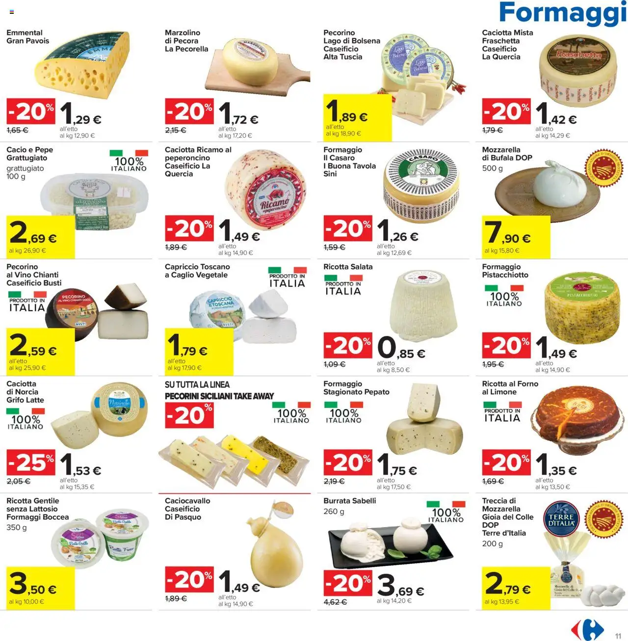 Volantino Carrefour del 05.09.2025 | Pagina: 11 | Prodotti: Pepe, Vino, Peperoncino, Burrata