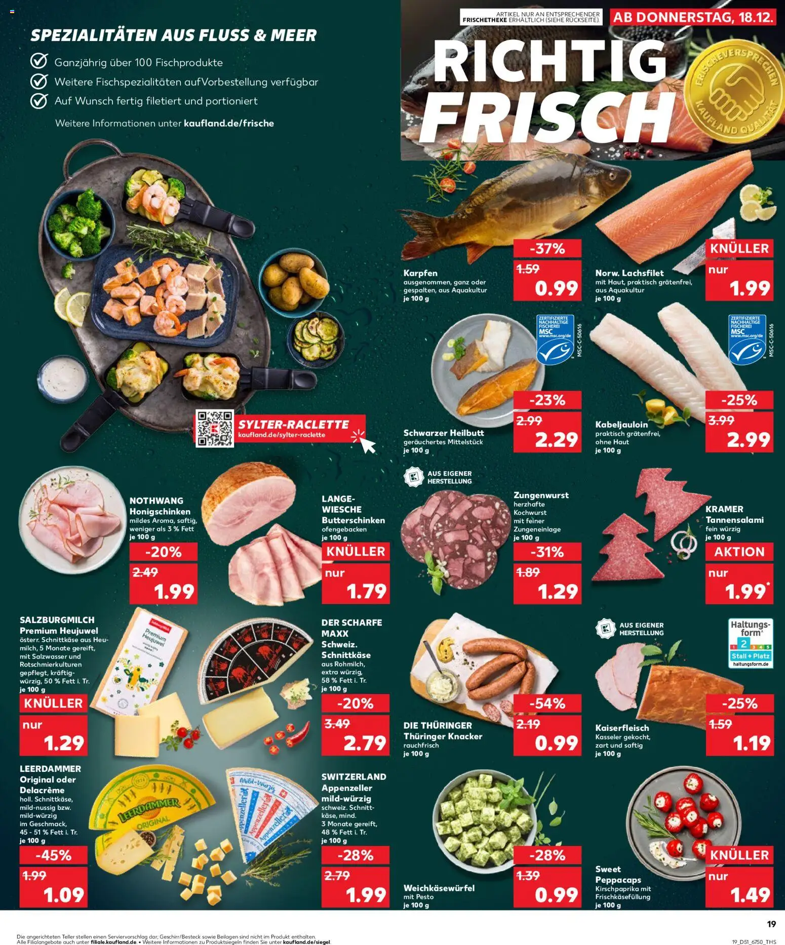 Kaufland prospekt Potsdam	 – gültig ab 21.12.2025 | Seite: 19 | Produkte: Leerdammer, Salami