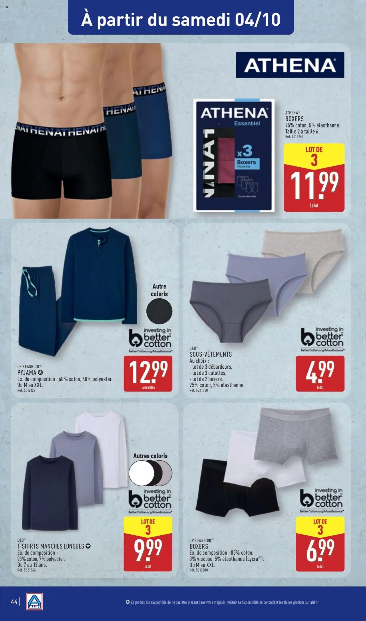 {H1} | Page: 46 | Produits: Coton, Pyjama