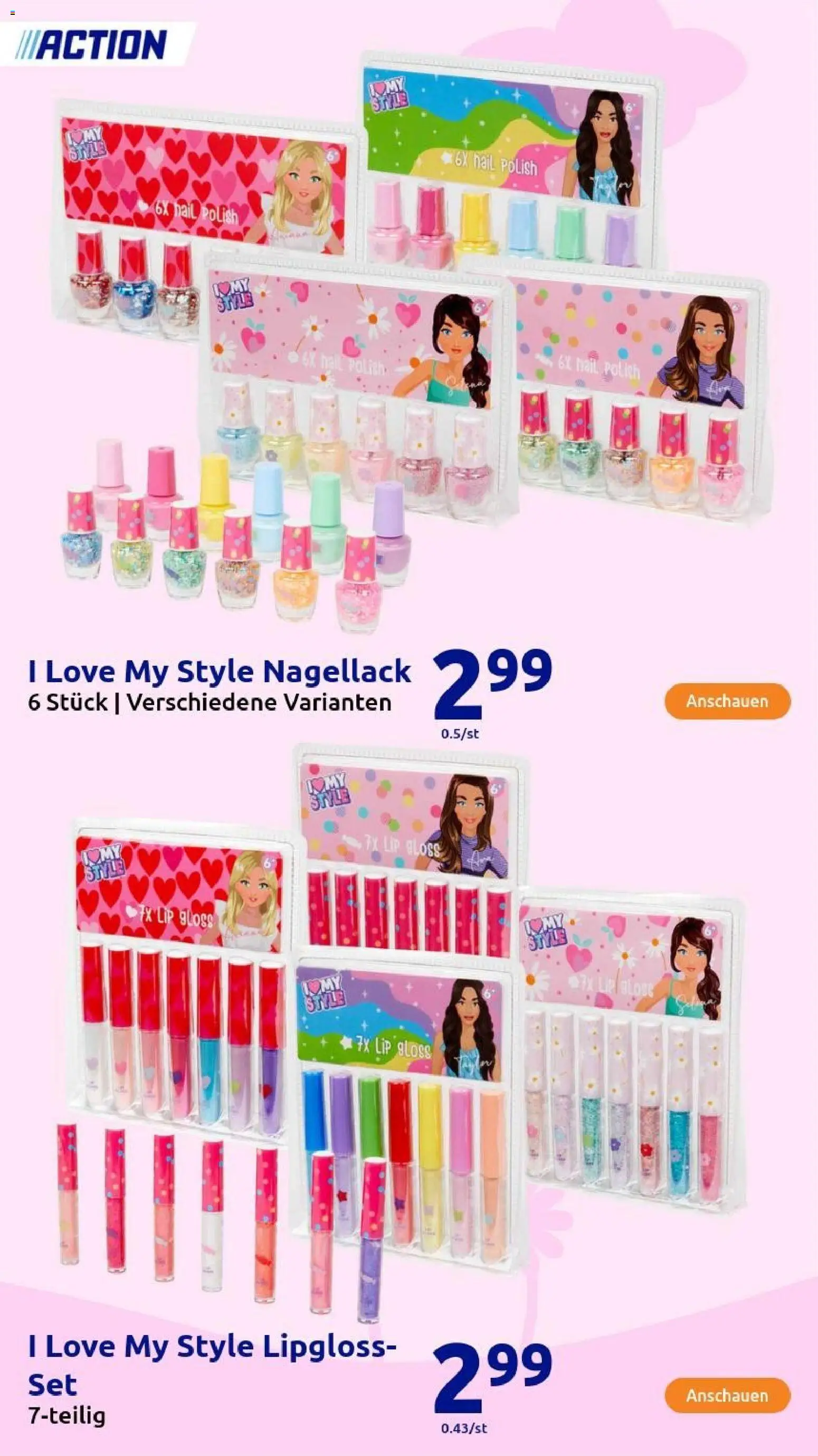 Action Flugblatt gültig ab 26.11.2025 | Seite: 84 | Produkte: Lipgloss, Nagellack