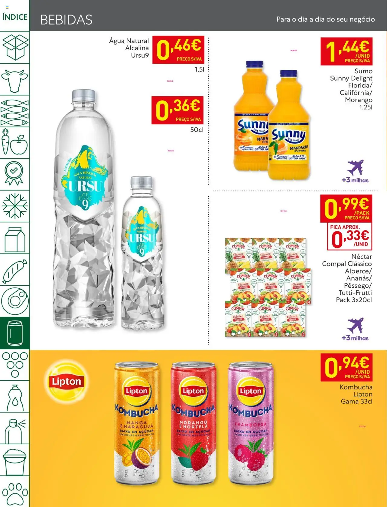 Recheio folheto │ válido de 30.10.2025 | Página: 30 | Produtos: Agua, Kombucha, Hortelã, Sumo