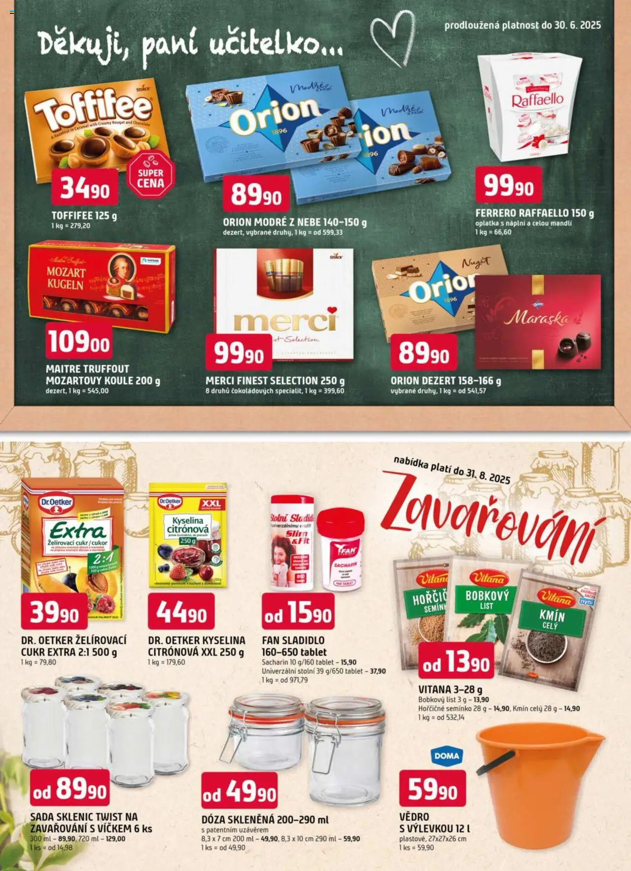 Trefa leták od 18.06.2025 | Strana: 8 | Produkty: Finest, Tablet, Želírovací cukr, Jar