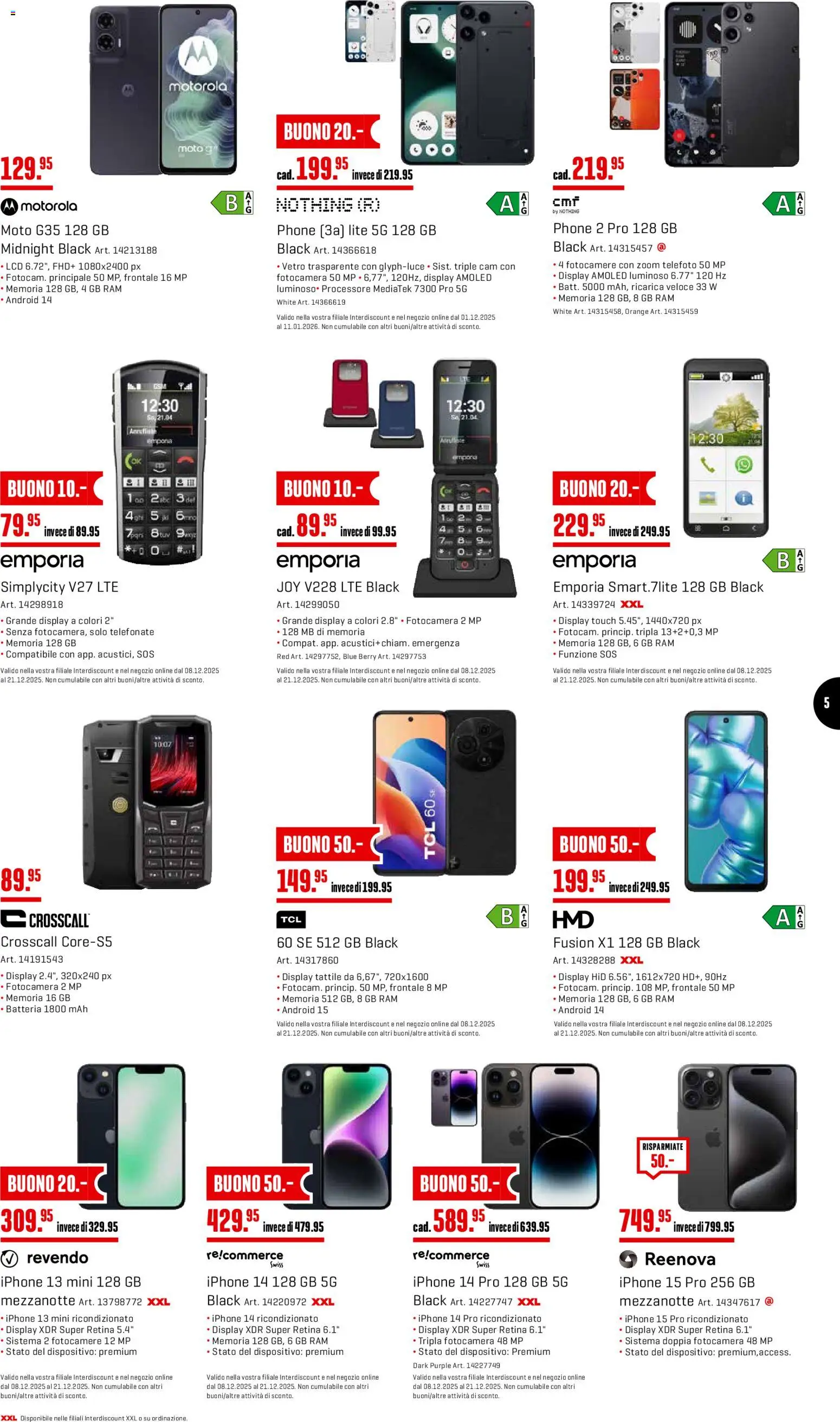 Interdiscount Aktionen Mobile IT – gültig ab 08.12.2025 | Seite: 5 | Produkte: Iphone
