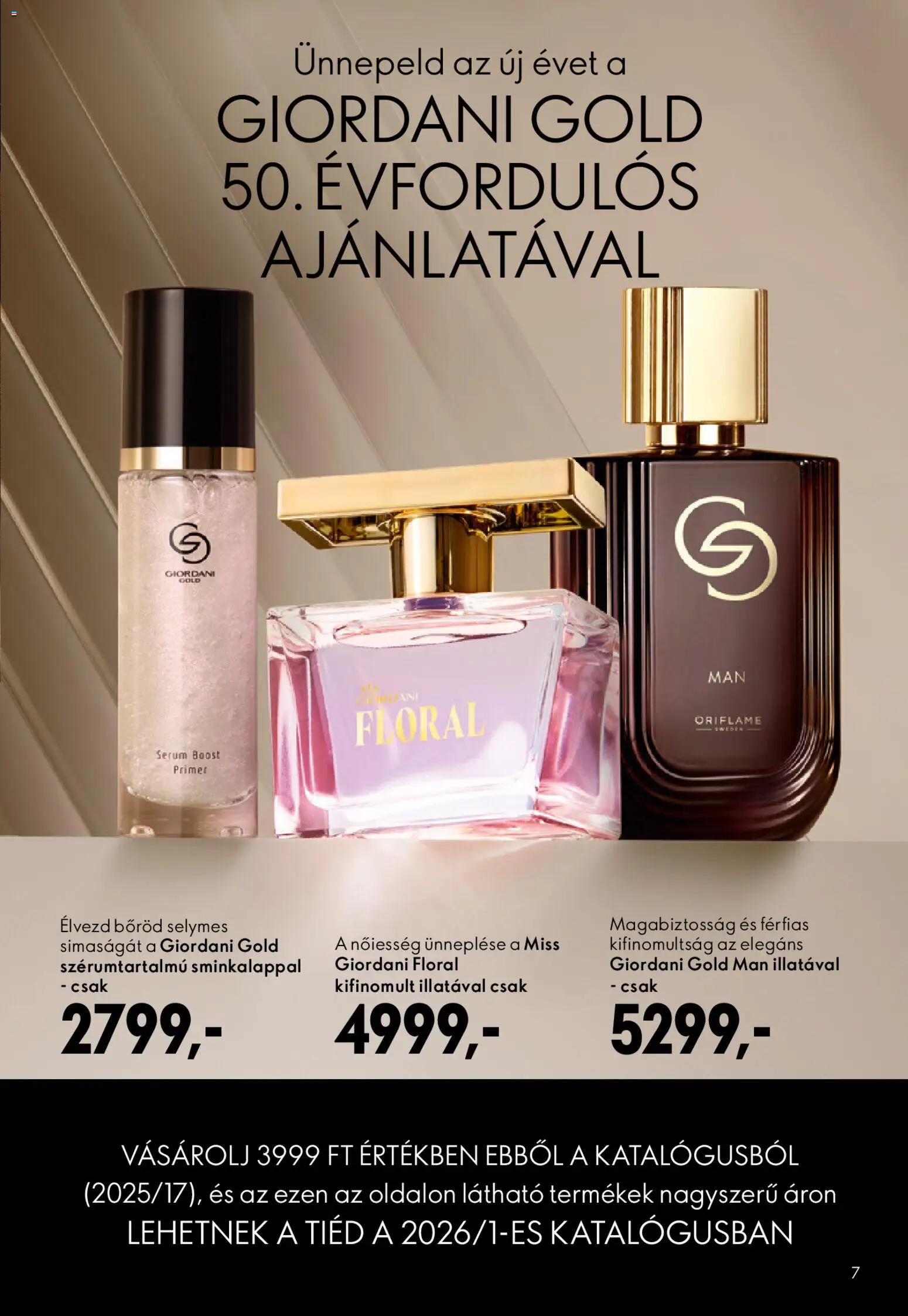 Oriflame akciós ujság - amely érvényes a következő dátumtól: 03.12.2025 | Oldal: 7