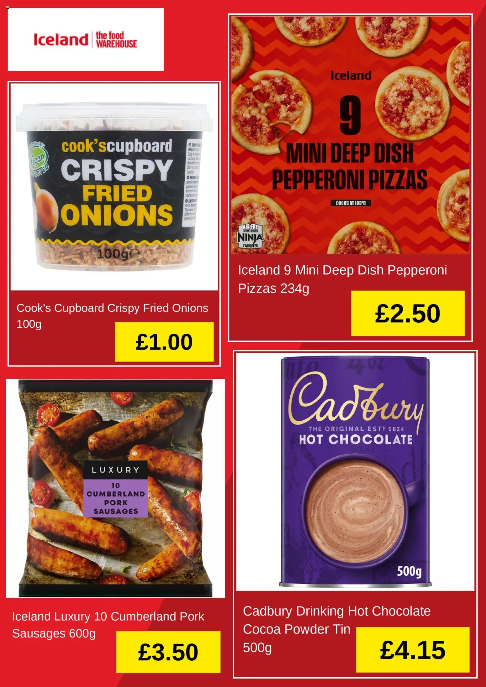 {H1} | Page: 4 | Products: Chocolate, Pork, Cocoa, Papier blanc