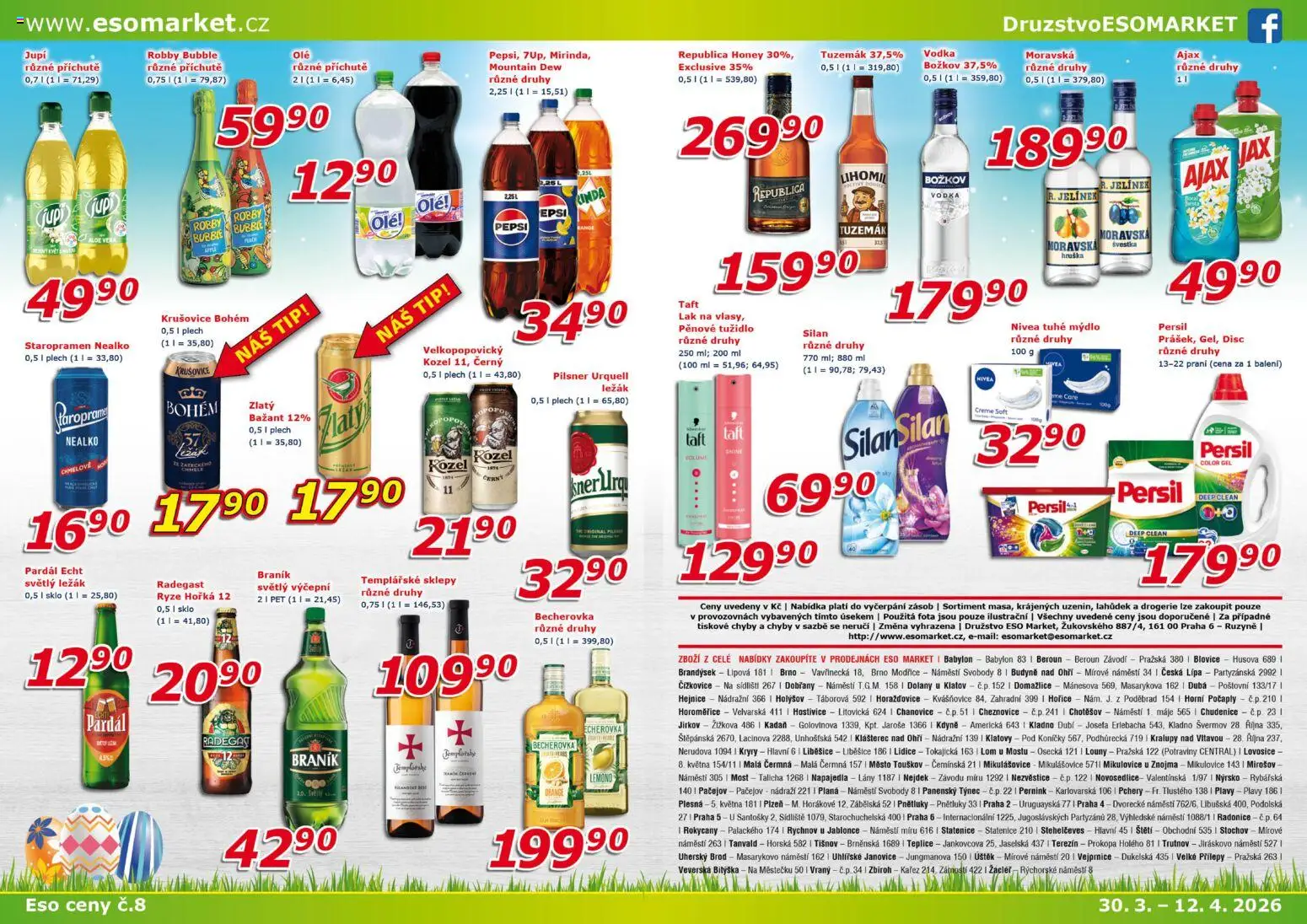 Eso market leták od 30.03.2026 | Strana: 6 | Produkty: Mýdlo, Pepsi, Mountain Dew, Republica