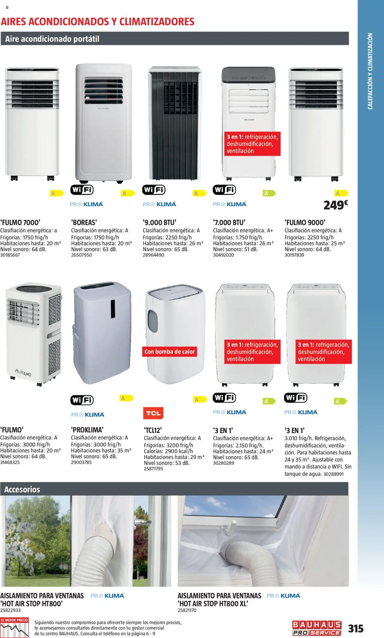 Bauhaus - ProService  │ válido desde el 24.02.2025 | Página: 315 | Productos: Té, Teléfono, Aire acondicionado