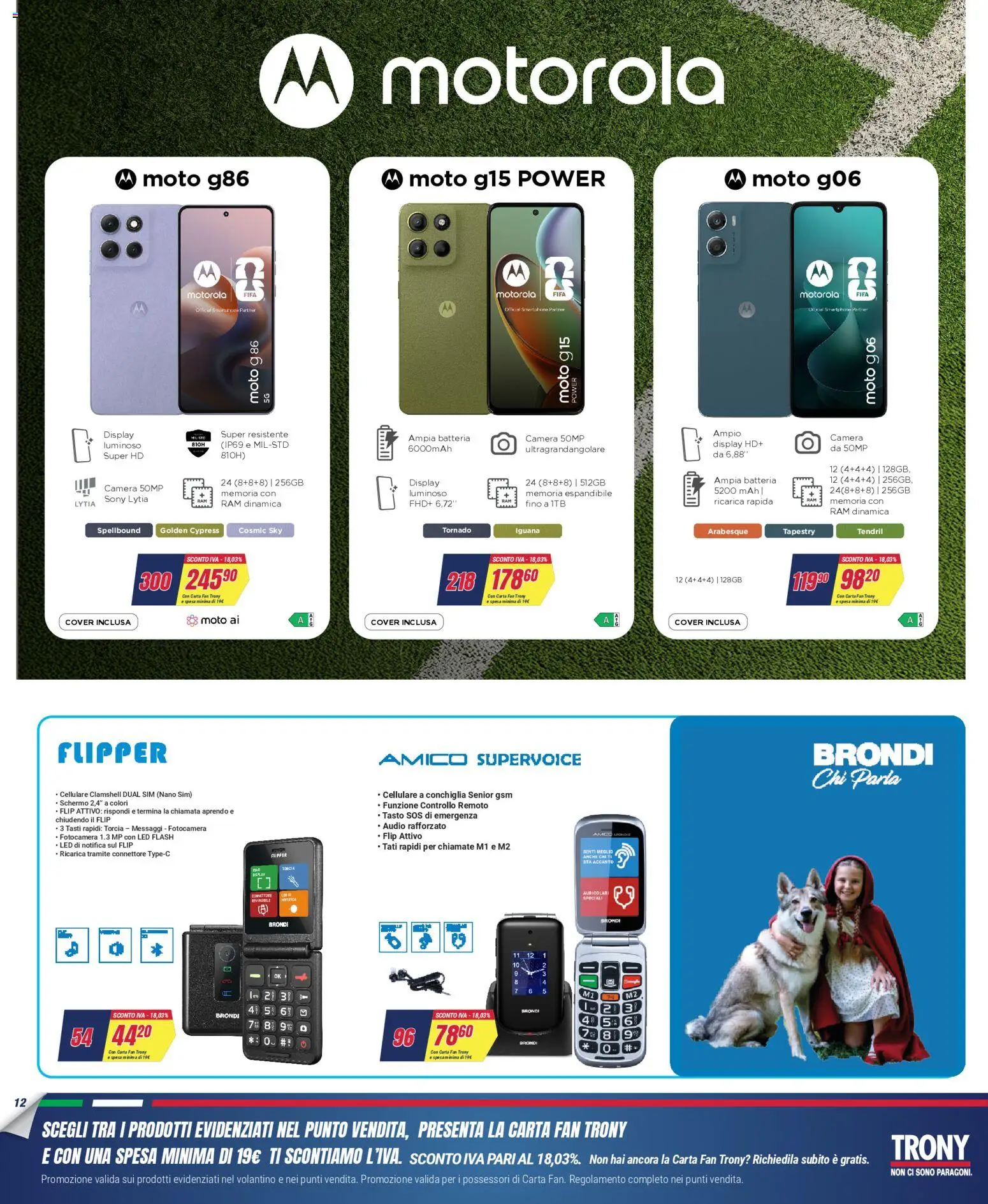 Volantino Trony del 02.04.2026 | Pagina: 12 | Prodotti: Schermo, Tè, Fotocamera, Fan