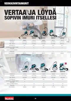 Makita-mainoslehti voimassa 01.12.2025 alkaen | Sivu: 30