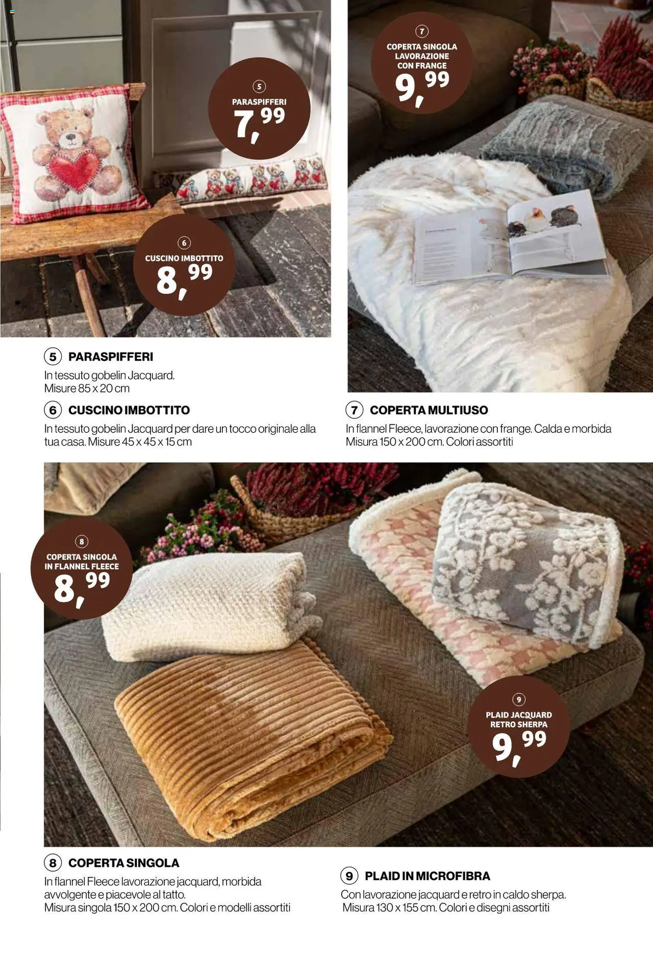 Volantino IN's del 15.10.2025 | Pagina: 5 | Prodotti: Plaid, Cuscino, Coperta