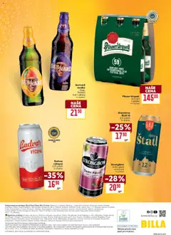 Billa leták - Pivo od 16.07.2025 | Strana: 5 | Produkty: Starobrno, Bernard švestka, Cider, Plech