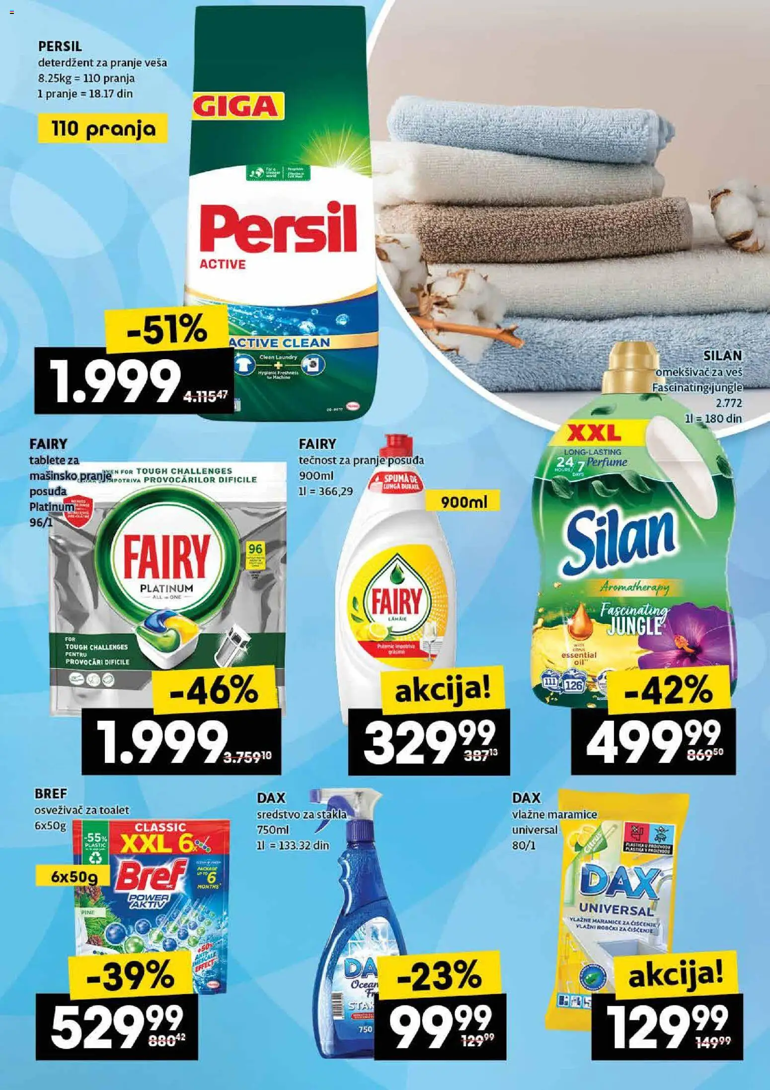 Idea katalog - važi od 22.01.2026 | Strana: 31 | Proizvode: Bref, Silan, Vlažne maramice, Persil