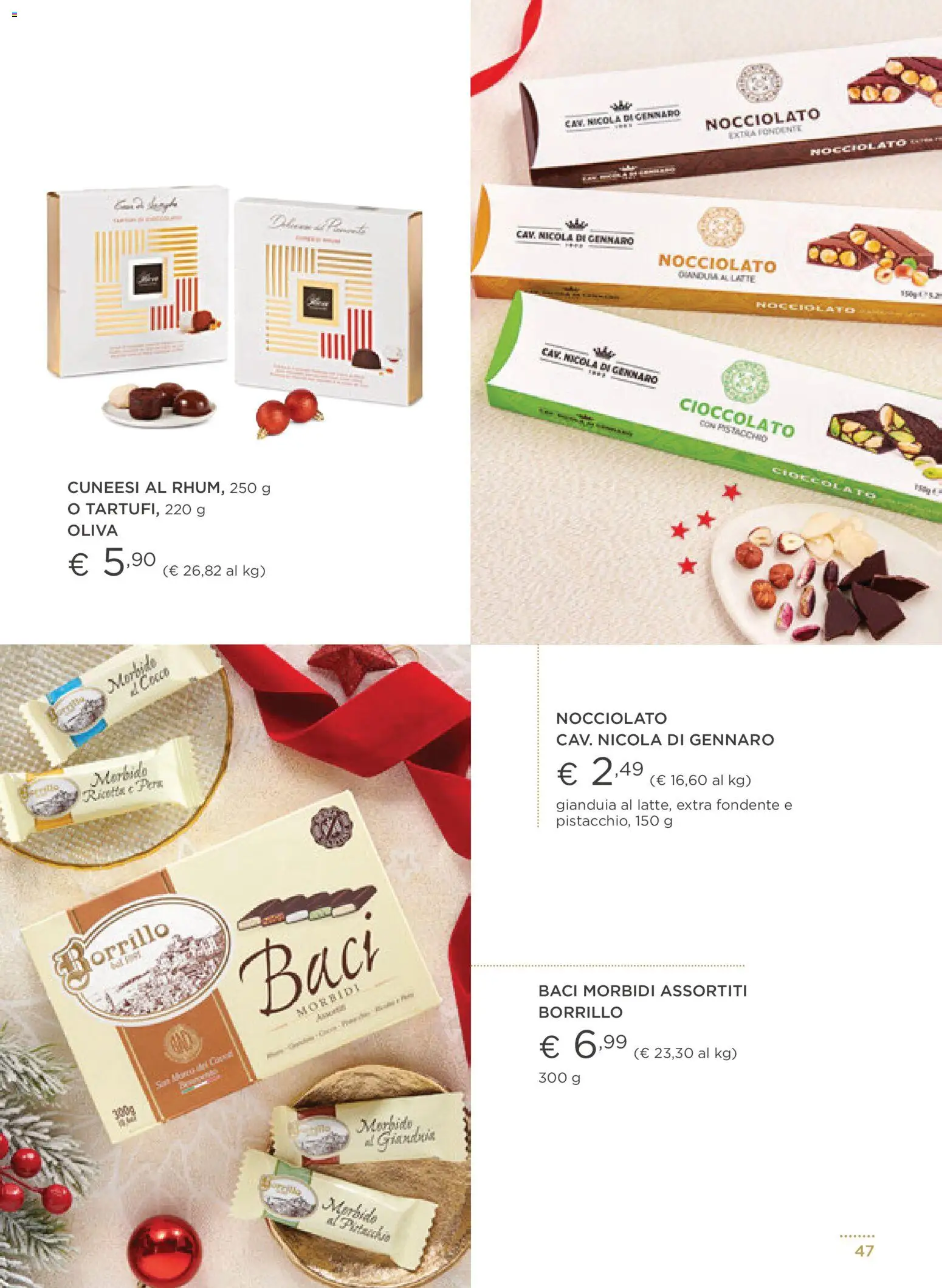 Volantino Esselunga S del 01.12.2025 | Pagina: 47 | Prodotti: Cioccolato, Latte