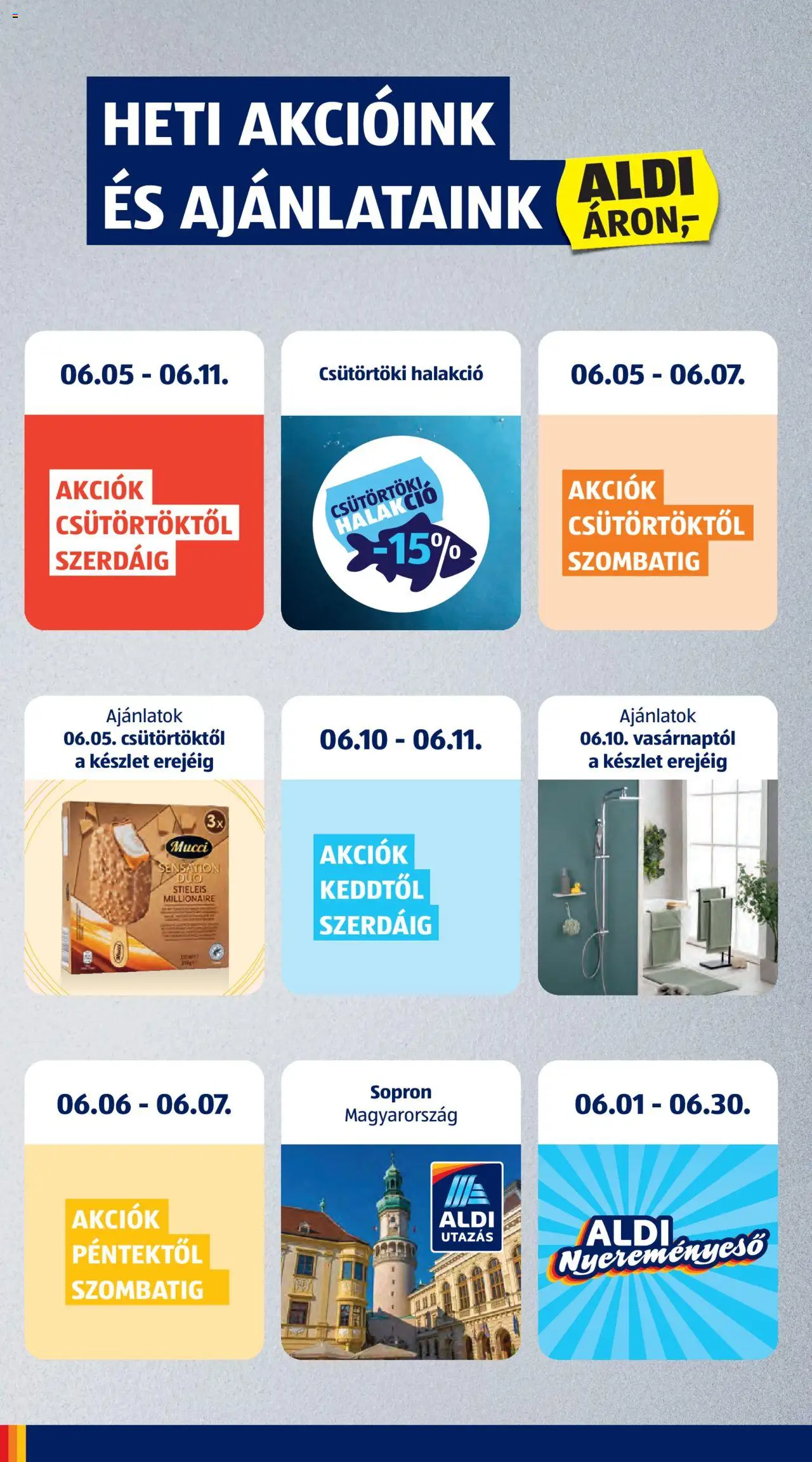 Aldi akciós ujság - amely érvényes a következő dátumtól: 05.06.2025 | Oldal: 2