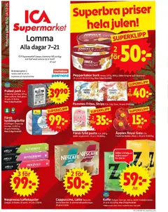 ICA Supermarket - Lomma - Förhandsvisning av reklamblad från butik ICA Supermarket aktuell från 08.12.2025