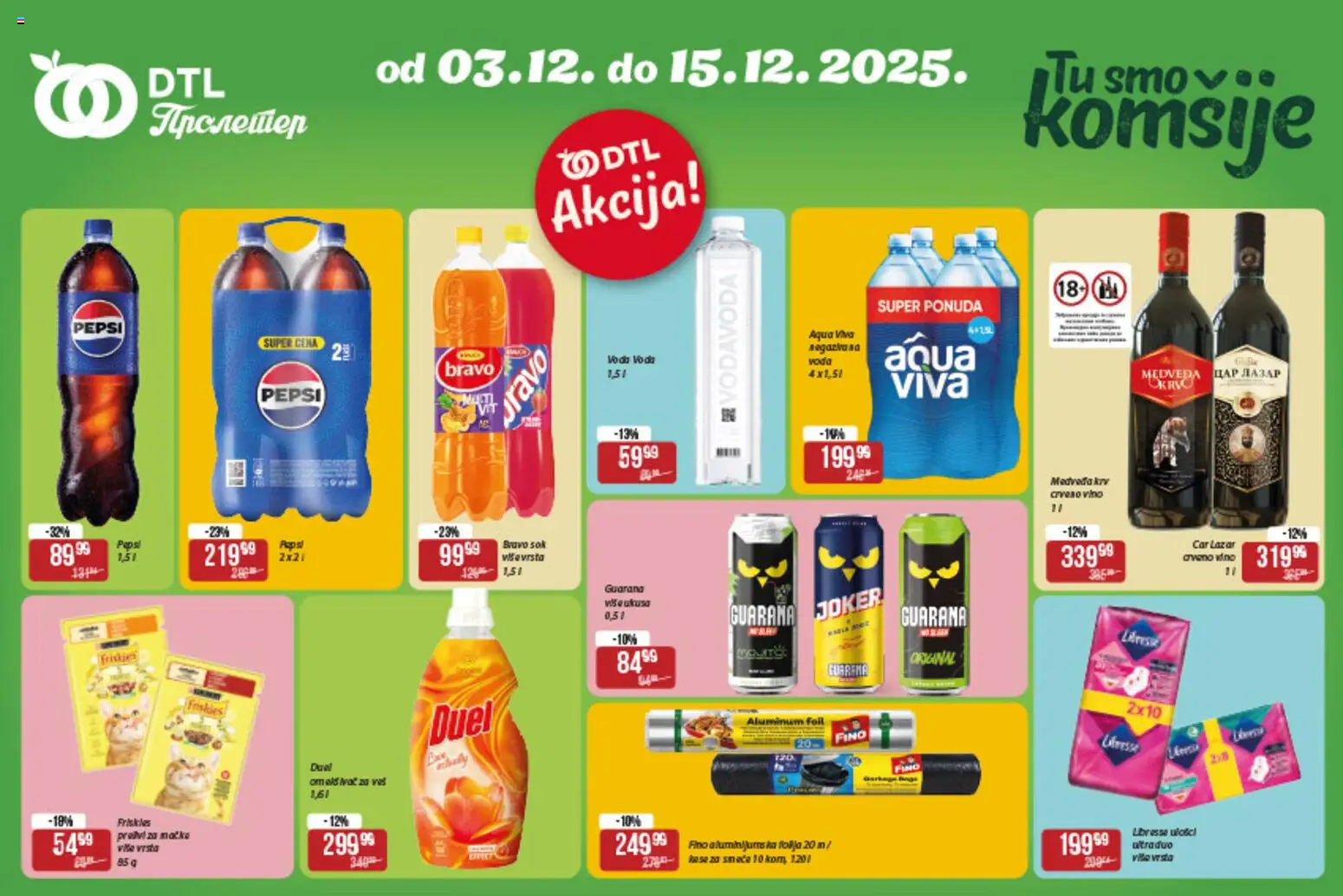 Metalac Proleter katalog - važi od 03.12.2025 | Strana: 2 | Proizvode: So, Voda, Sok, Vino