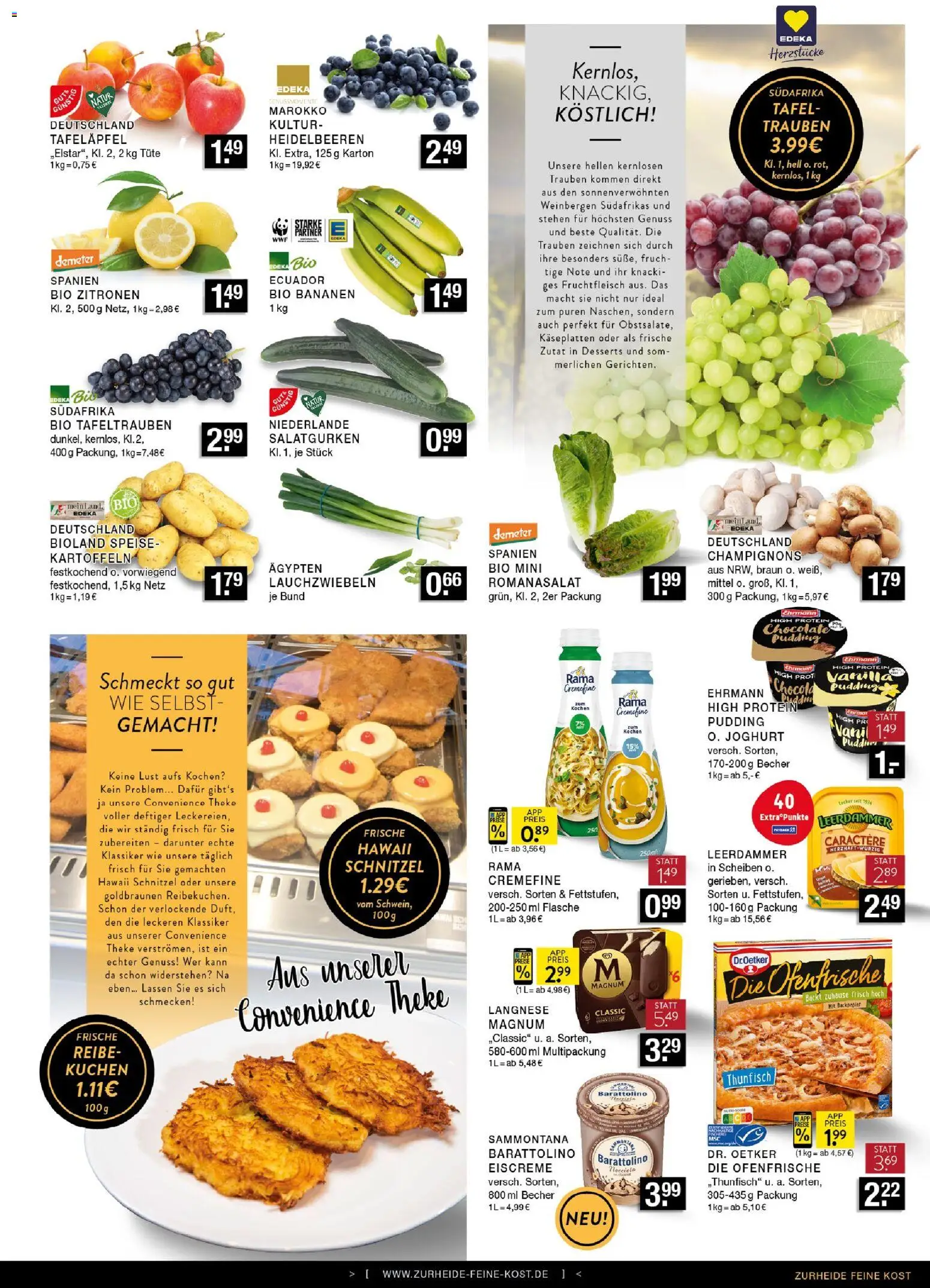 Edeka Zurheide Prospekt 	 – gültig ab 02.03.2026 | Seite: 5 | Produkte: Langnese, Champignons, Kartoffeln, Zitronen