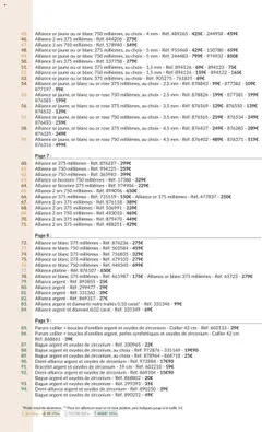 Auchan - Prévisualisation de Auchan La Vie en Or : Mariage - Fiançailles valide à partir de 01.03.2025 | Page: 14 | Produits: Collier, Bracelet, Bague, Alliance