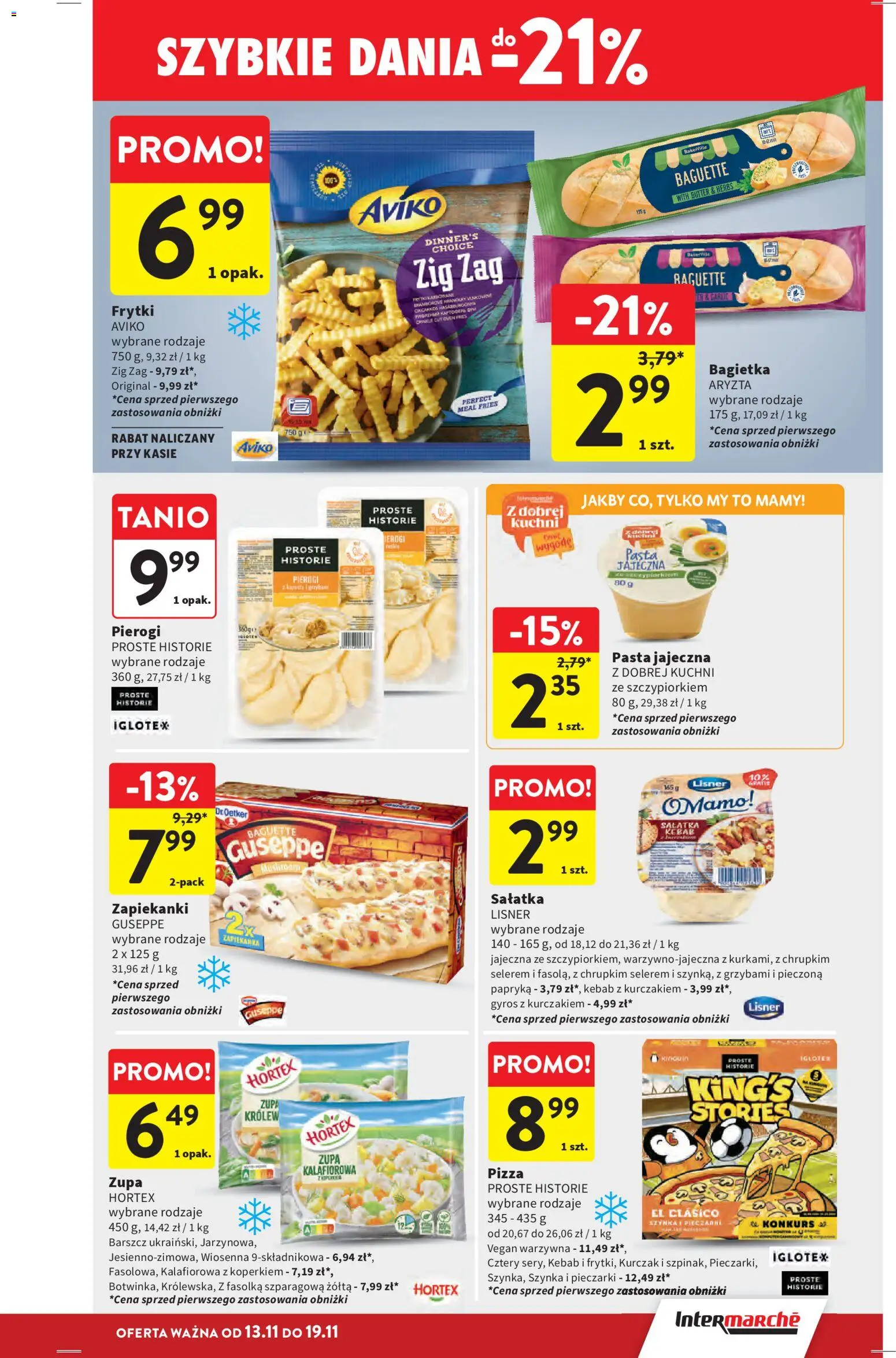 Intermarche Gazetka od 13.11.2025 | Strona: 27 | Produkty: Kurczak, Szynka, Zupa, Fasolka szparagowa