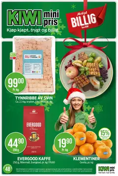 Forhåndsvisning av Kiwi kundeavis gyldig fra 24.11.2025