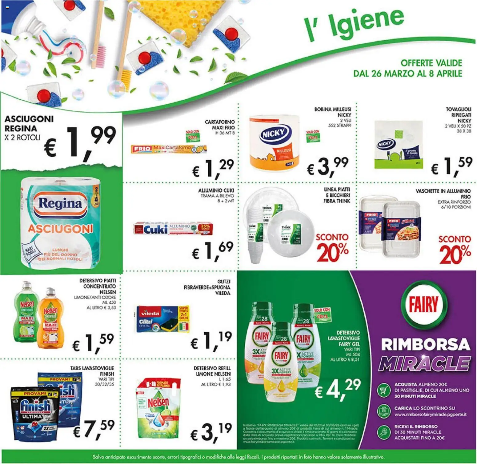 Volantino Coal del 26.03.2026 | Pagina: 24 | Prodotti: Limone, Lavastoviglie, Alluminio, Vaschette