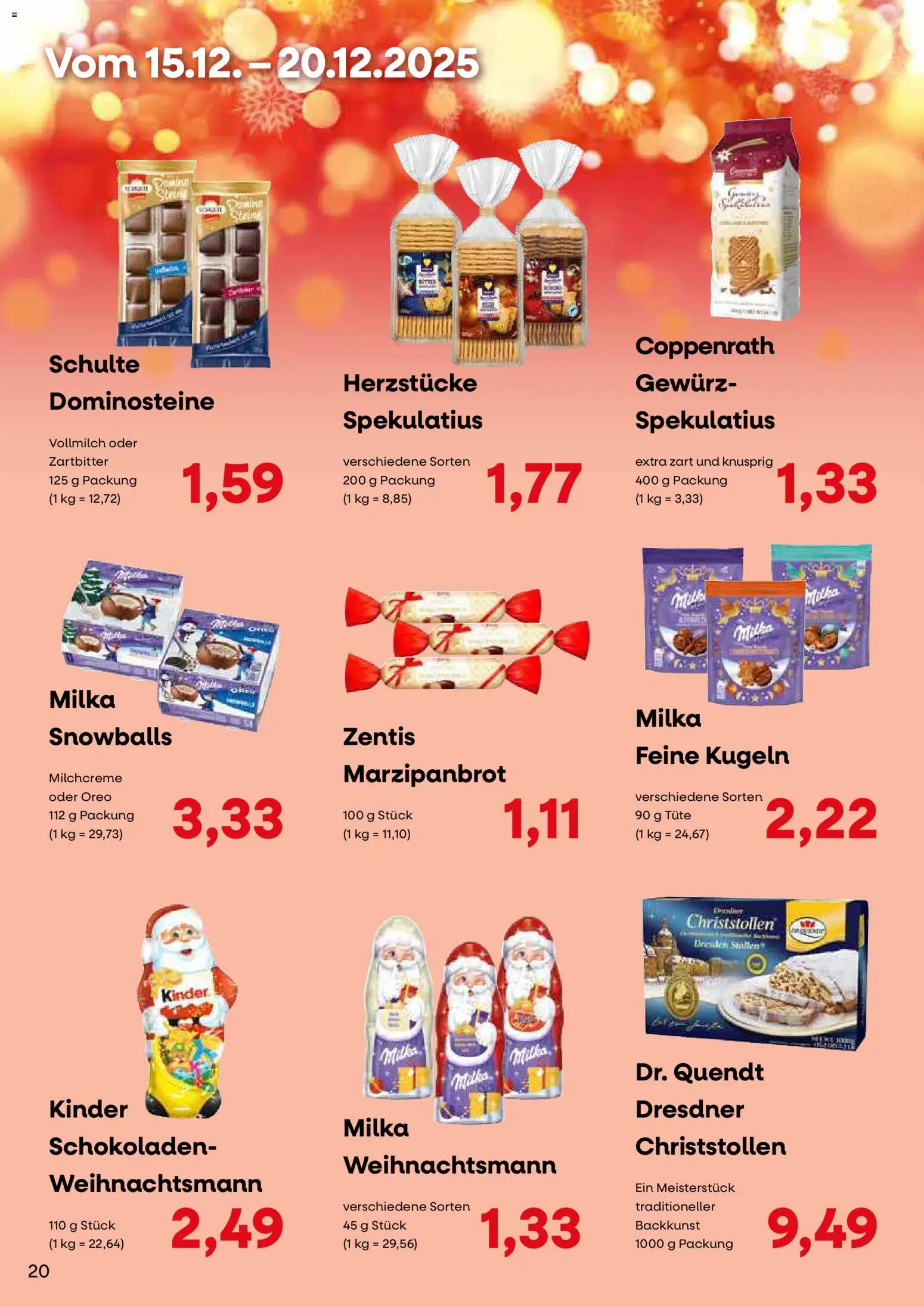 KONSUM Leipzig Kunden-journal – gültig ab 08.12.2025 | Seite: 20 | Produkte: Milka