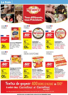 Carrefour - Prévisualisation de Carrefour Le mois vip, des promos très importantes valide à partir de 24.02.2026 | Page: 42 | Produits: Emmental, Beurre, Cheddar, Camembert