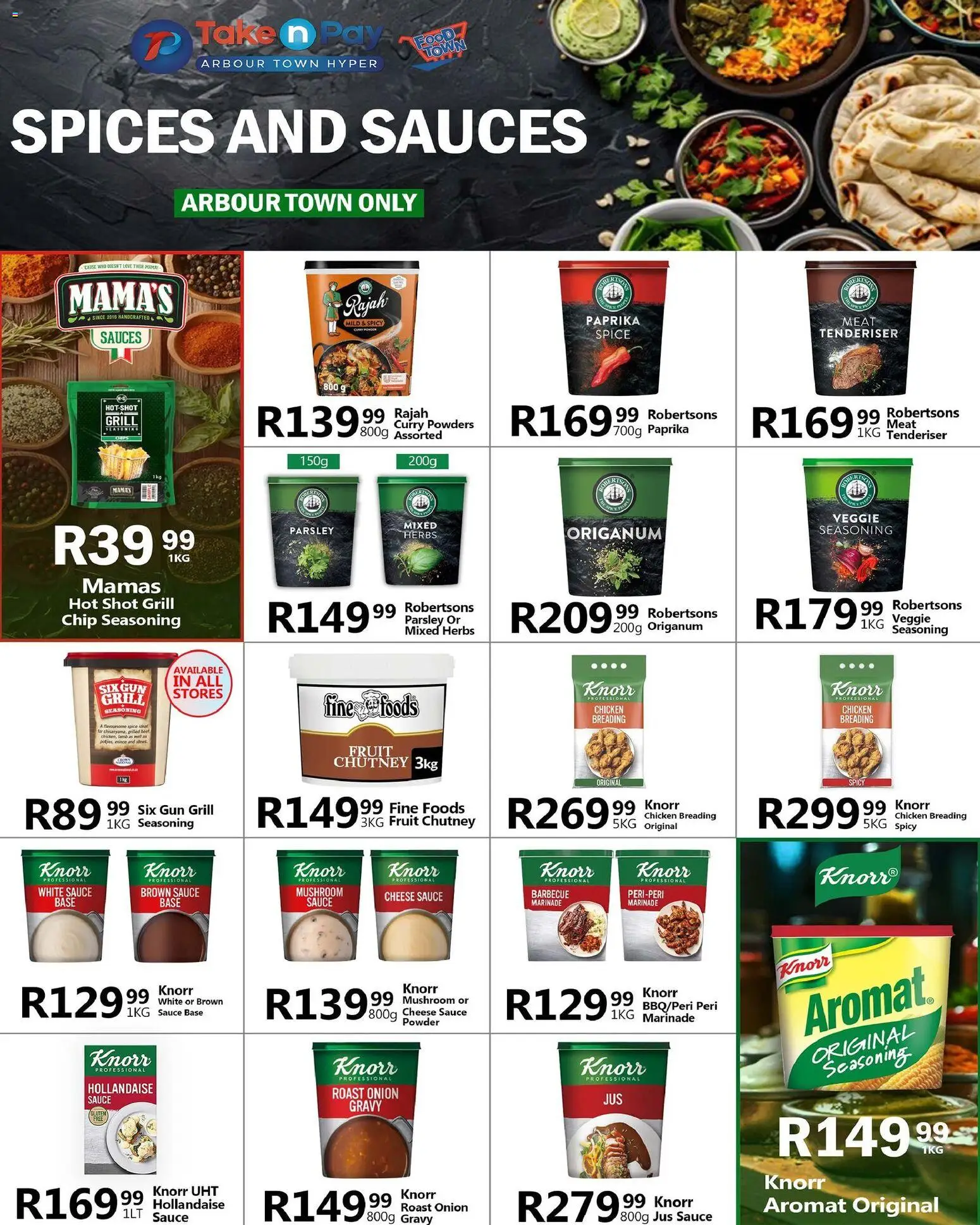New Take n Pay catalogue – valid from 01.12.2025 | Page: 33 | Products: Grill, Sauces, Herbs, Fruit