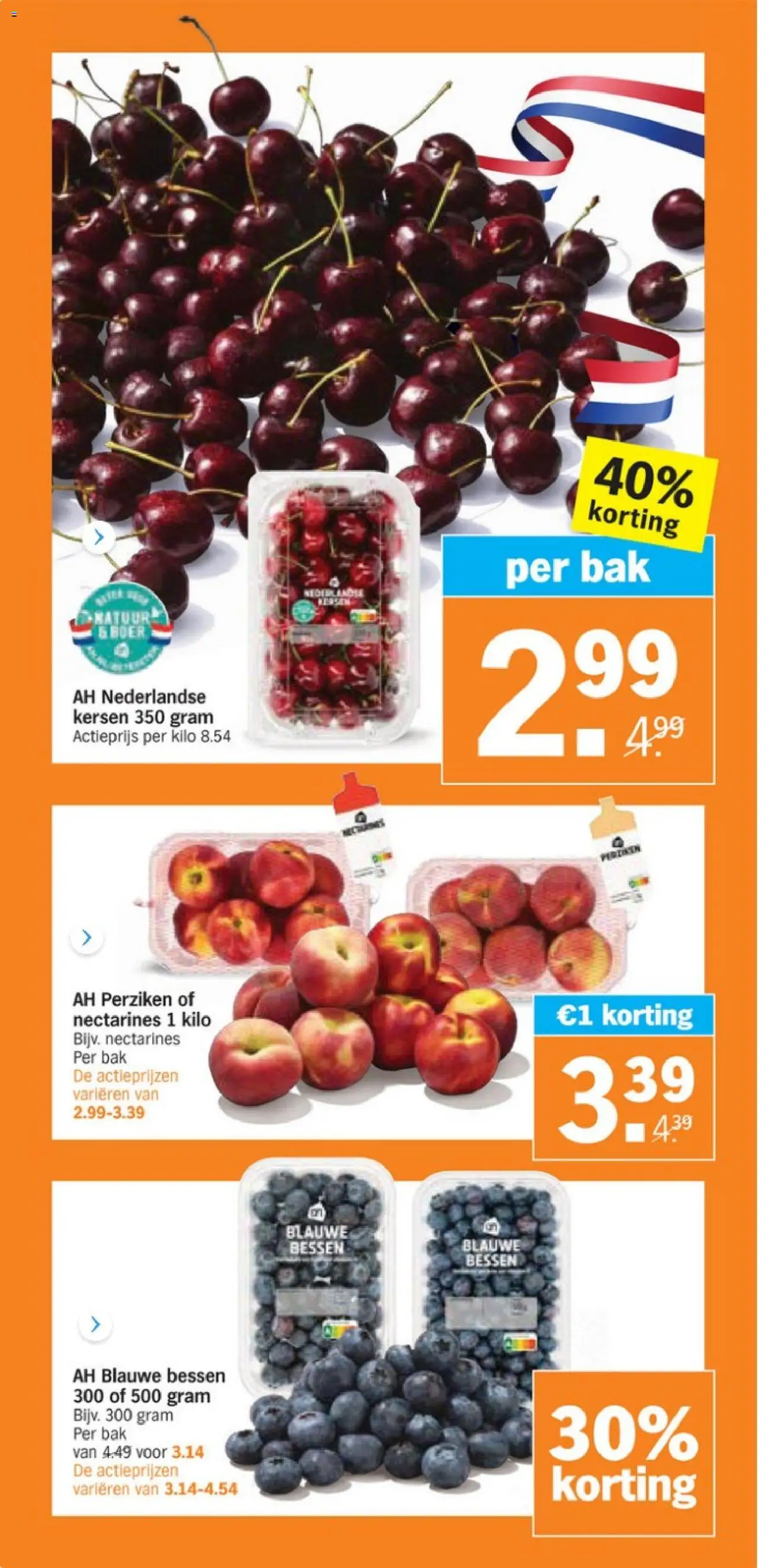  | Pagina: 20 | Producten: Nectarines, Kersen, Perziken