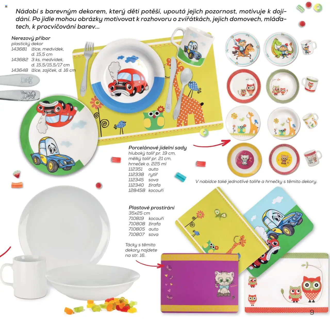 Orion katalog - Gastro nádobí od 01.03.2025 | Strana: 9 | Produkty: Talíře, Příbor, Nádobí, Prostírání
