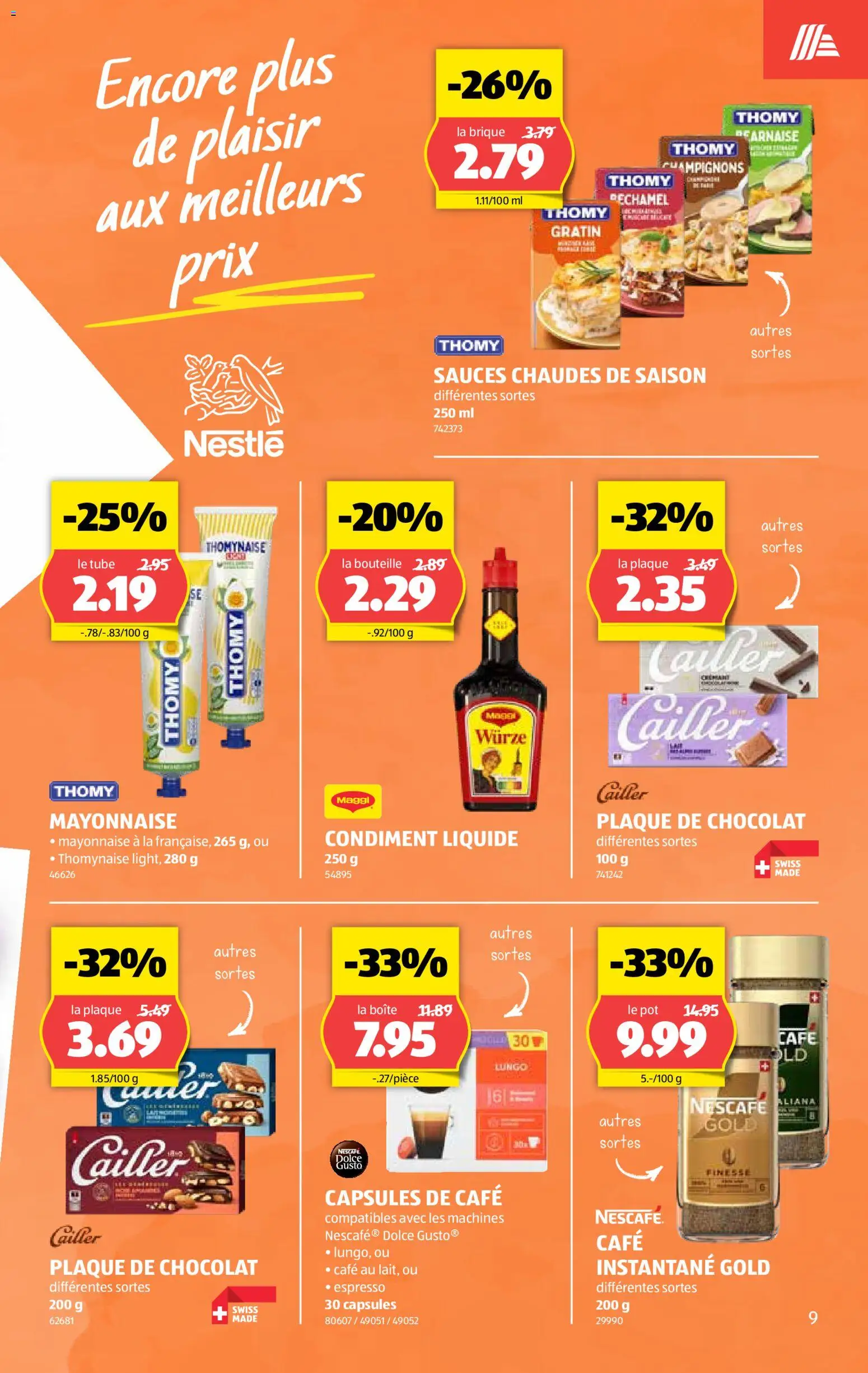 Aldi aktionen FR – gültig ab 09.04.2026 | Seite: 9 | Produkte: Champignons, Mayonnaise