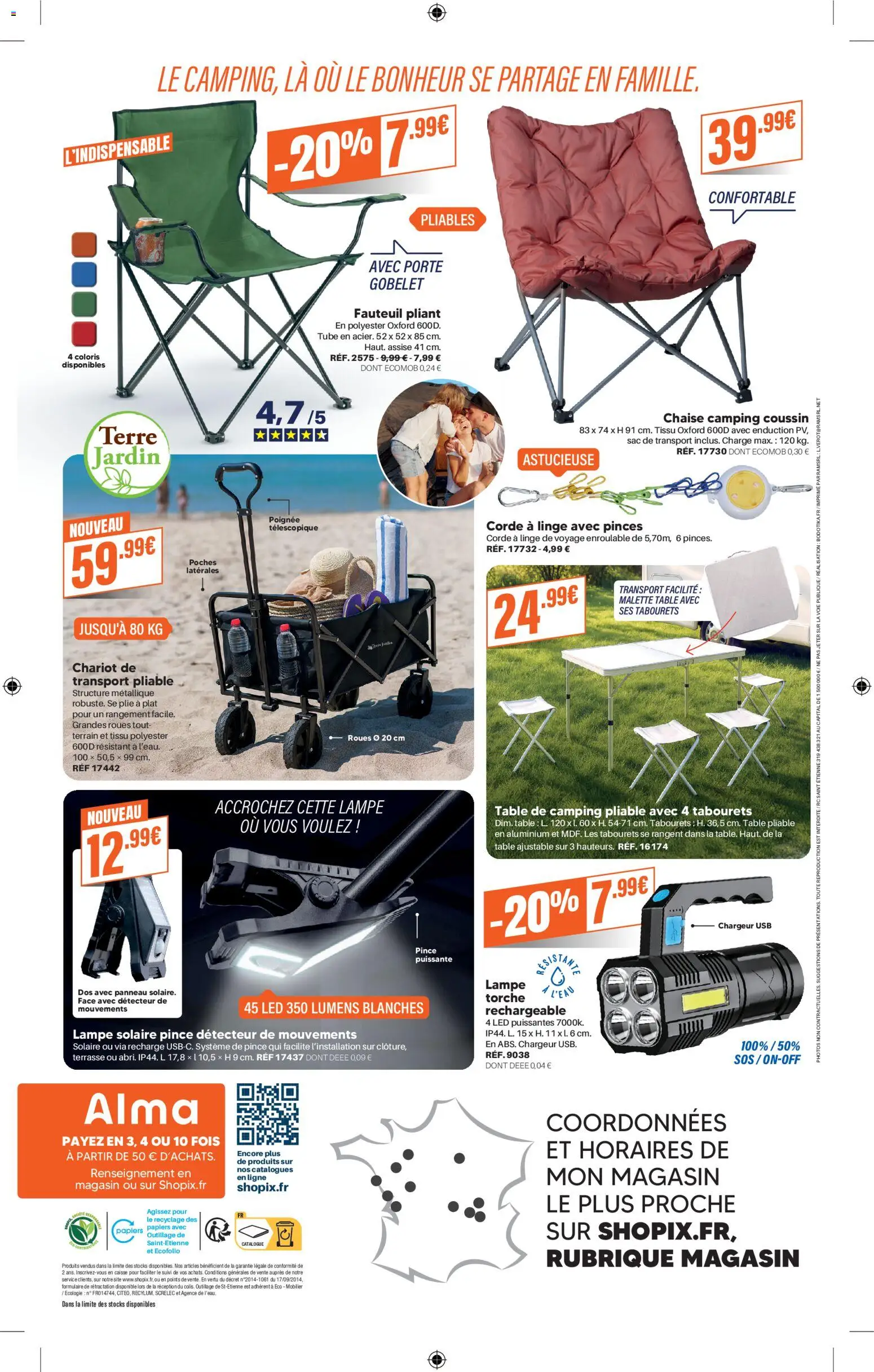 {H1} | Page: 8 | Produits: Sac, USB, Pinces, Table