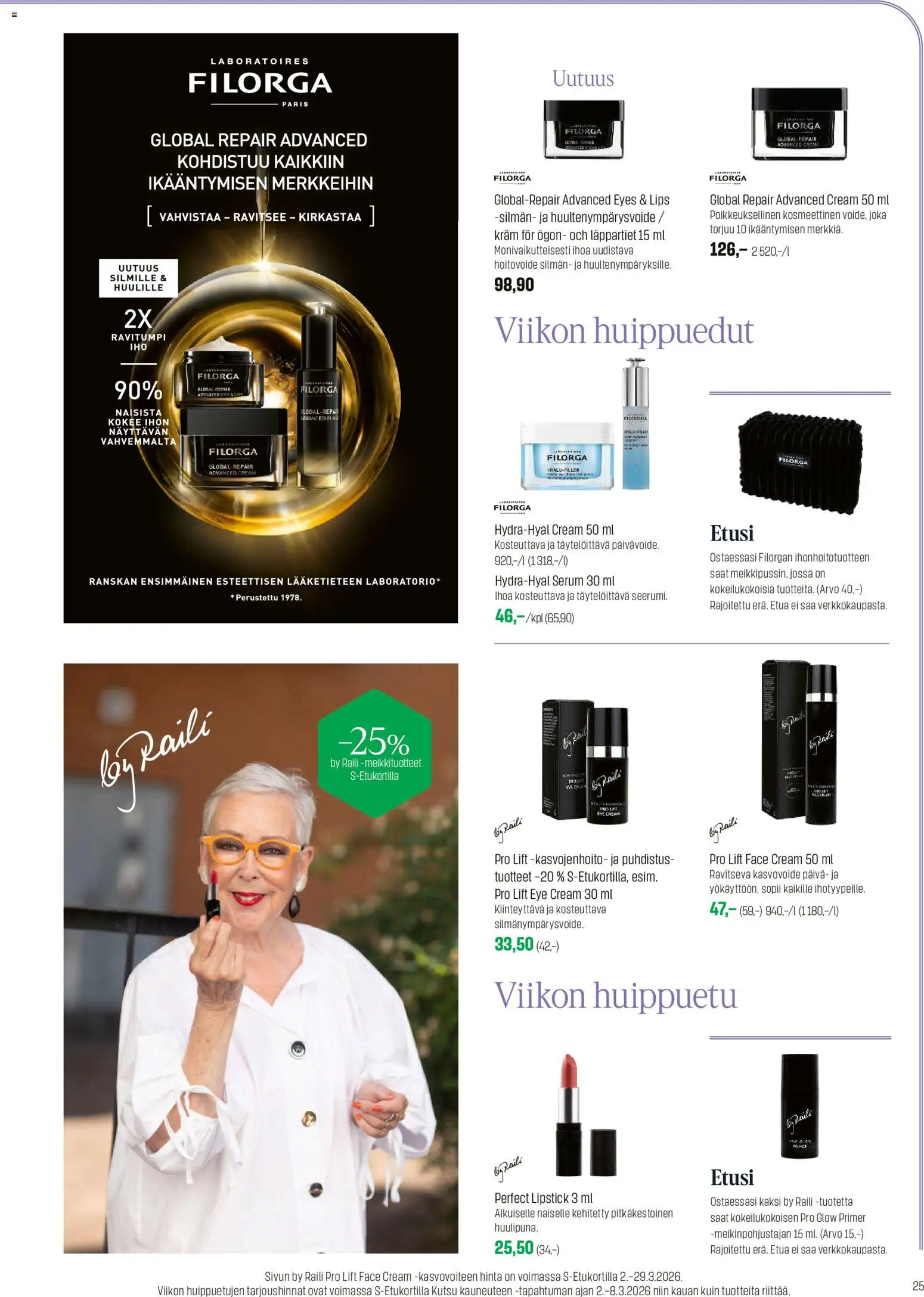 Sokos tarjoukset – voimassa 02.03.2026 alkaen | Sivu: 25 | Tuotteet: Kasvovoide