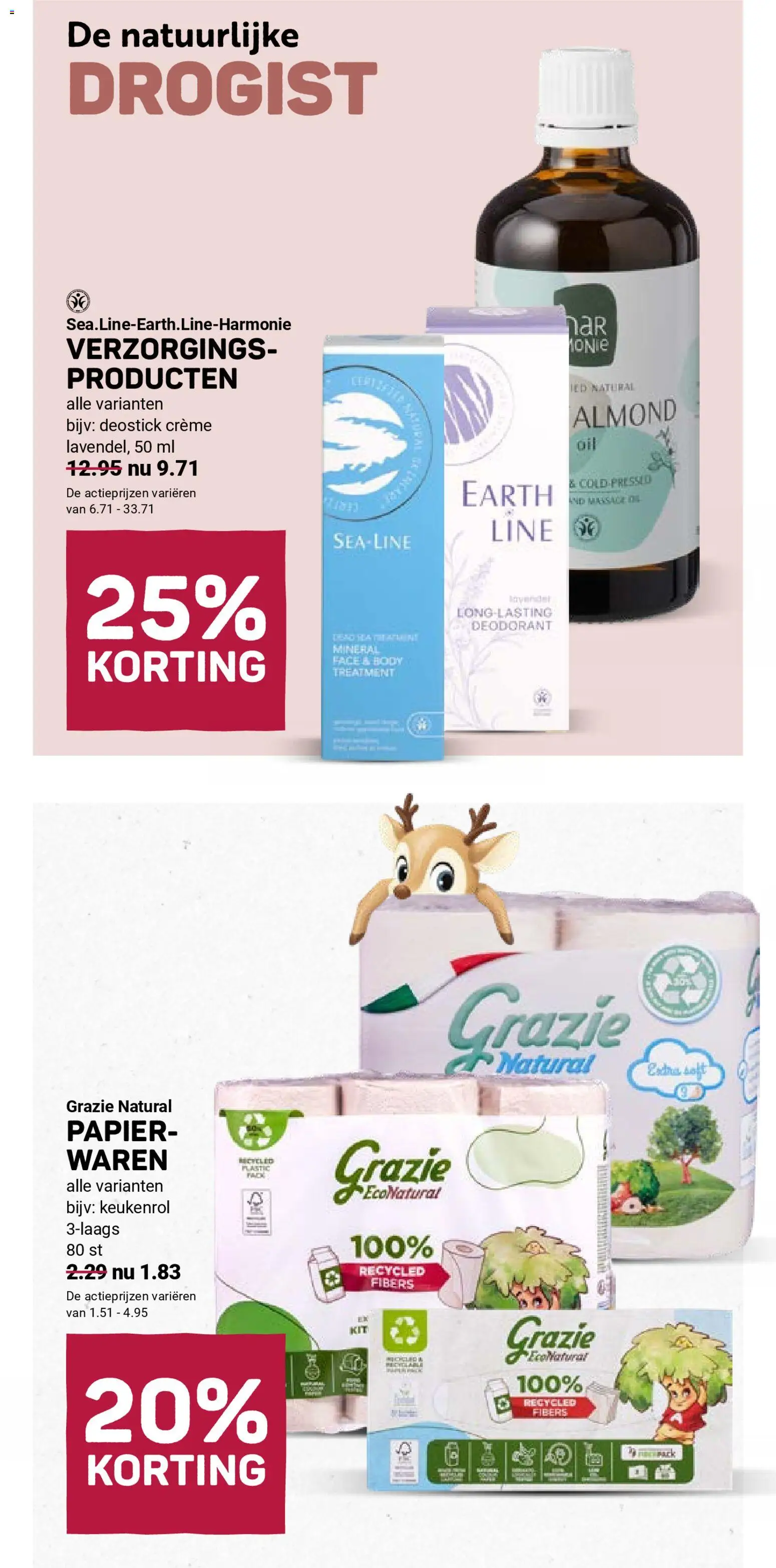 {H1} | Pagina: 16 | Producten: Deodorant, Papier, Crème