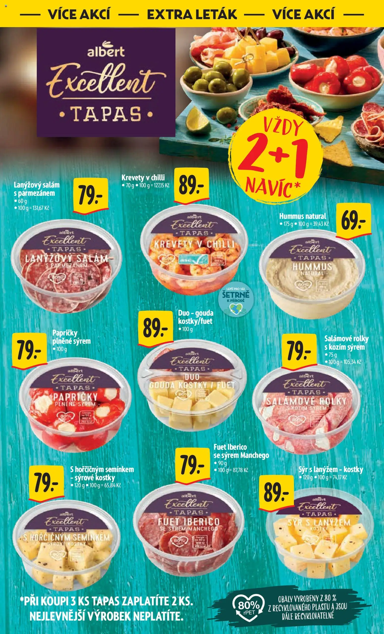 Albert leták - Hypermarket od 07.01.2026 | Strana: 46 | Produkty: Sýr, Salám, Fuet, Krevety