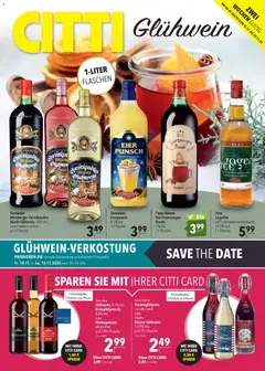 CITTI Markt - Glühwein ab 12.11.2025 gültig