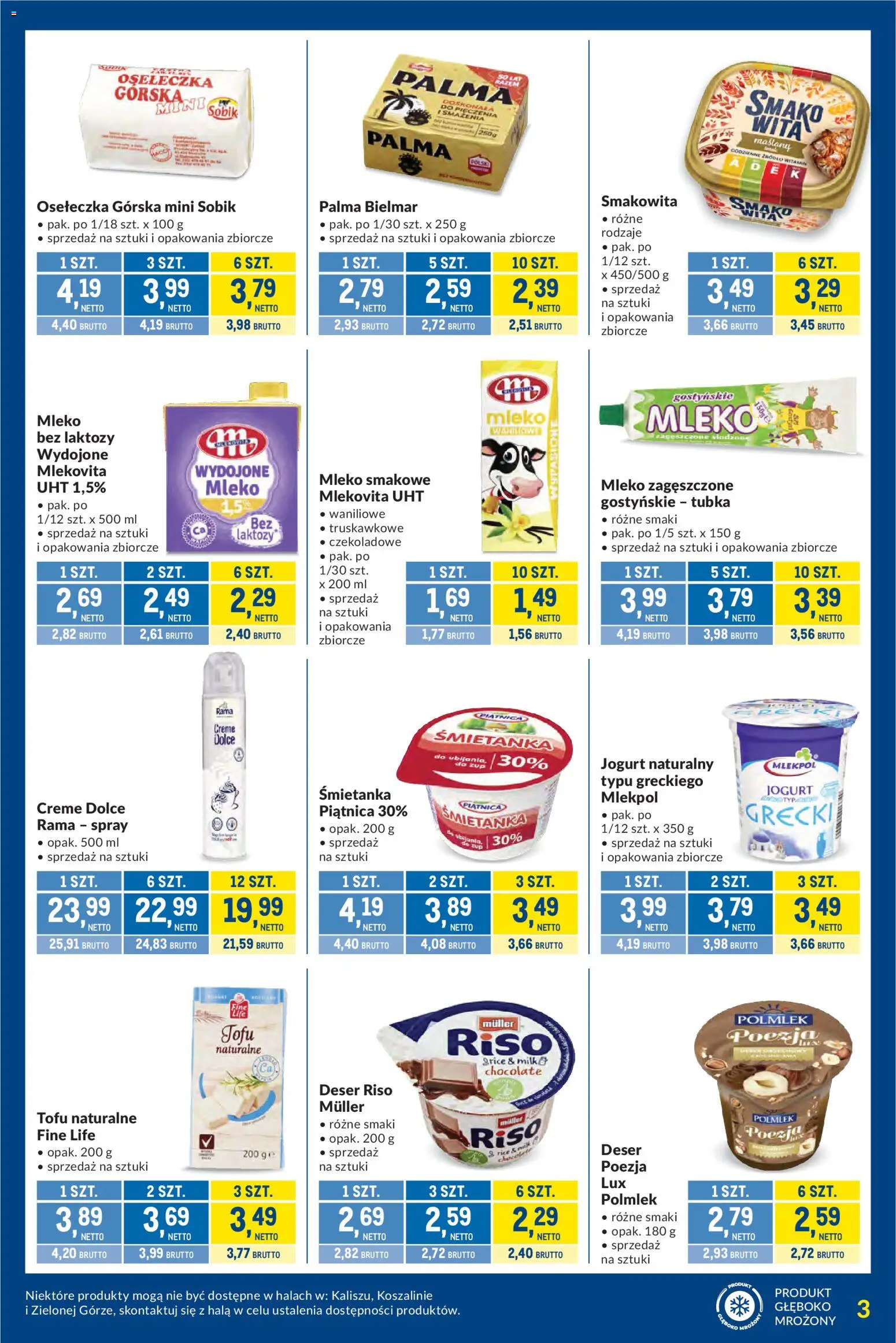 Makro Gazetka - Kupujesz więcej płacisz mniej od 17.02.2026 | Strona: 3 | Produkty: Mleko bez laktozy, Tofu, Mleko, Jogurt