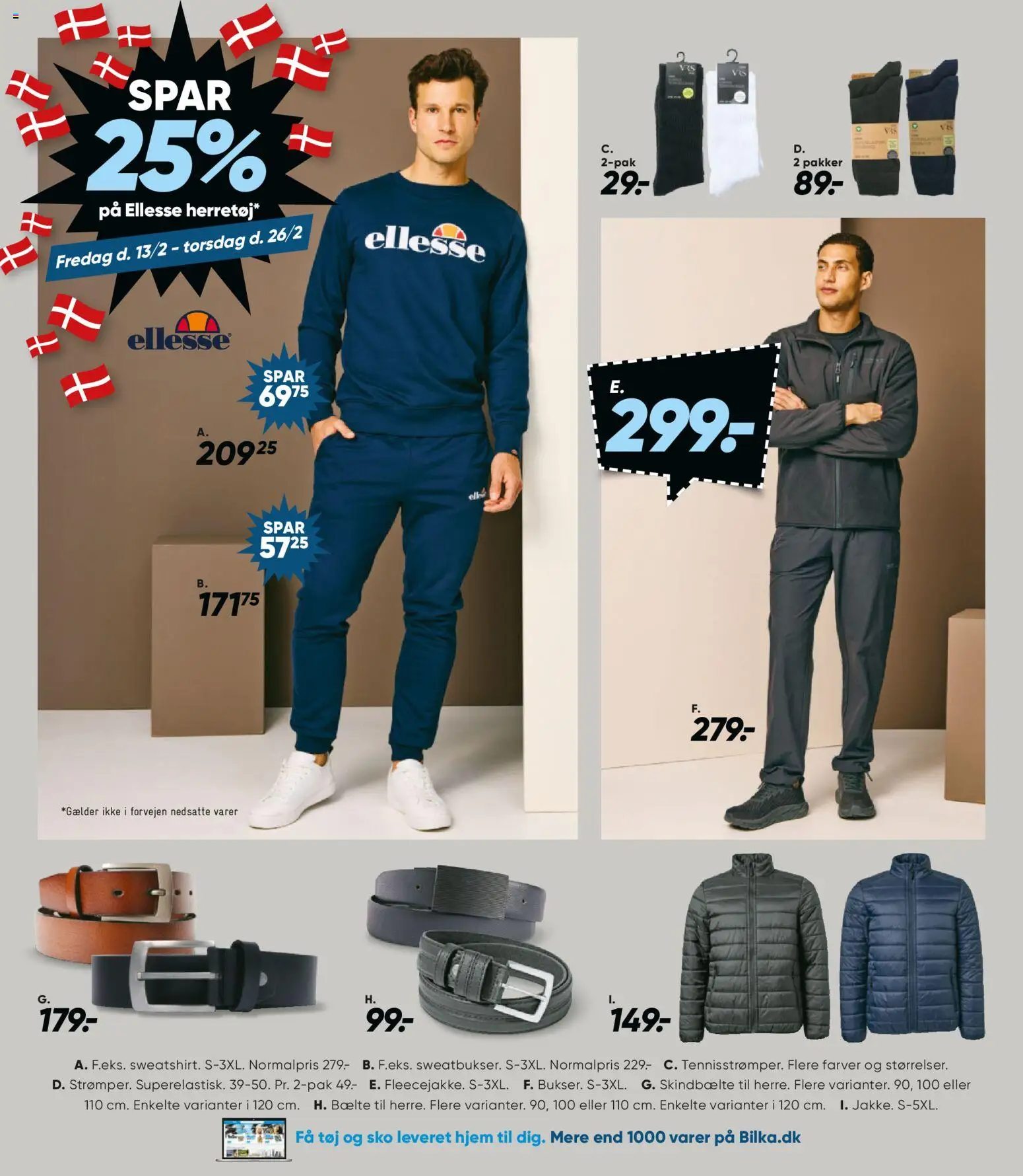 Bilka tilbudsavis – gyldig fra 13.02.2026 | Side: 35 | Produkter: Bælte, Sko, Tøj