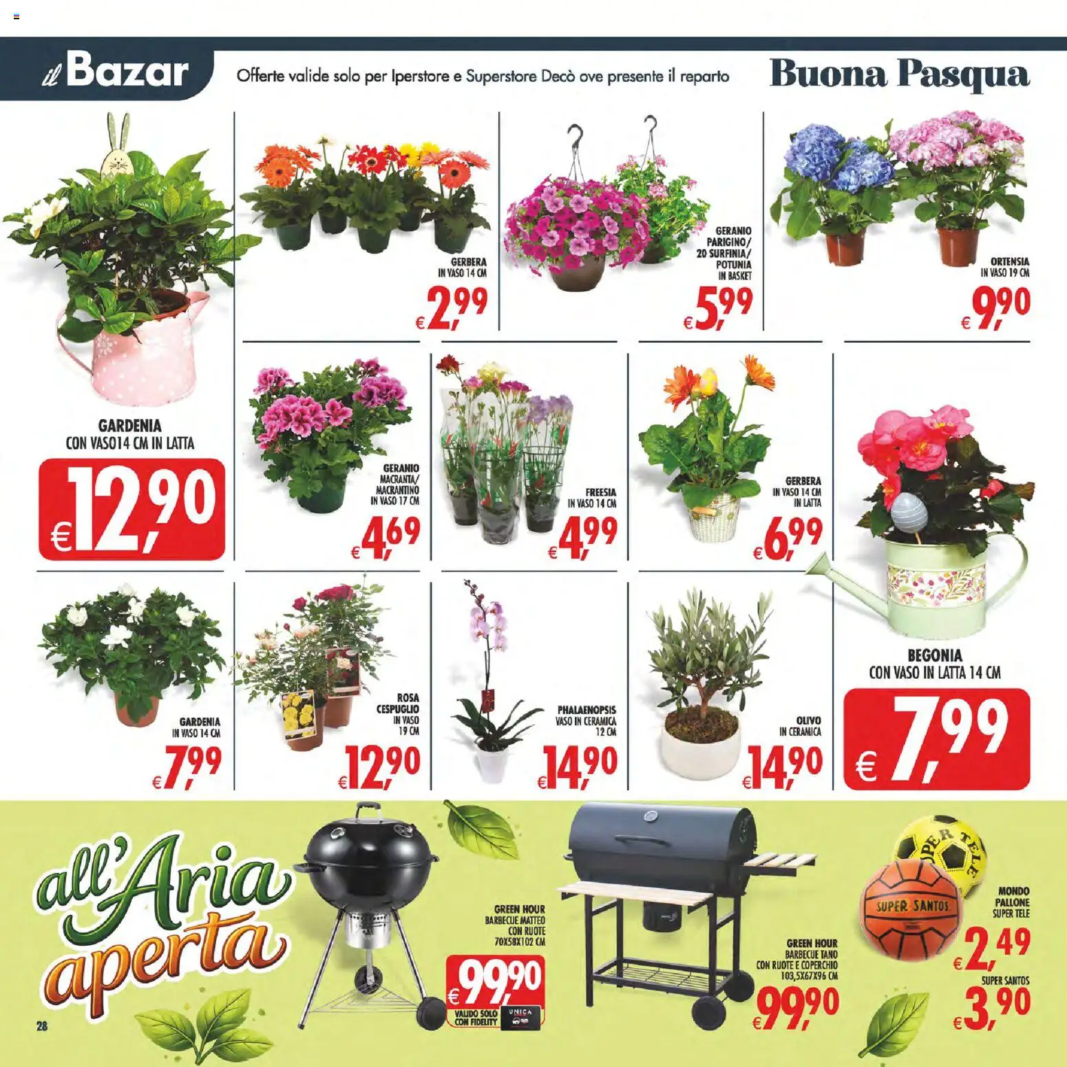 Volantino Decò del 27.03.2026 | Pagina: 35 | Prodotti: Barbecue, Pallone, Vaso