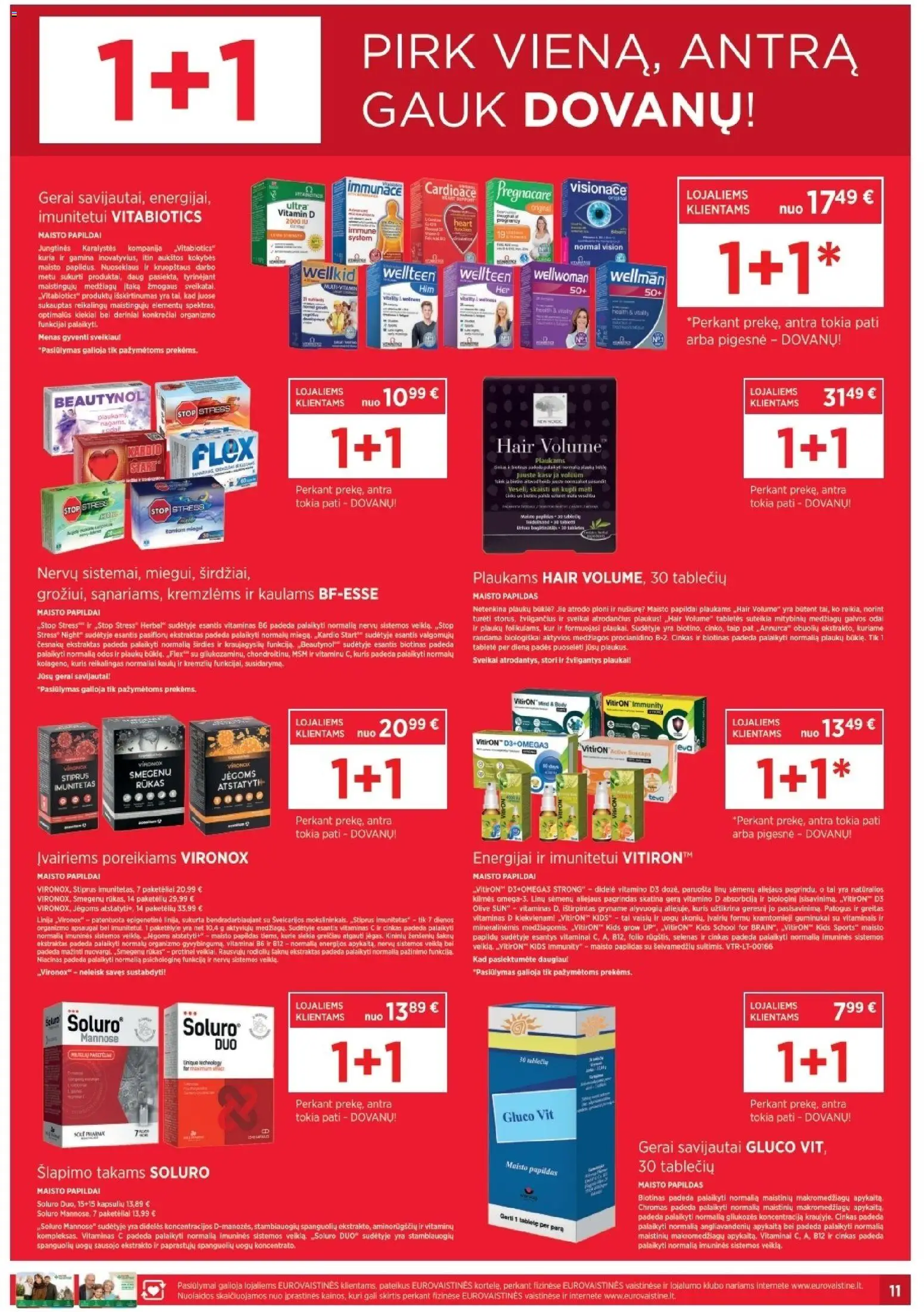 EUROVAISTINĖ akcijos nuo 01.03.2026 | Puslapis: 11