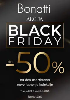 Bonatti Black Friday  - pregled Bonatti kataloga - važi od 24.11.2025